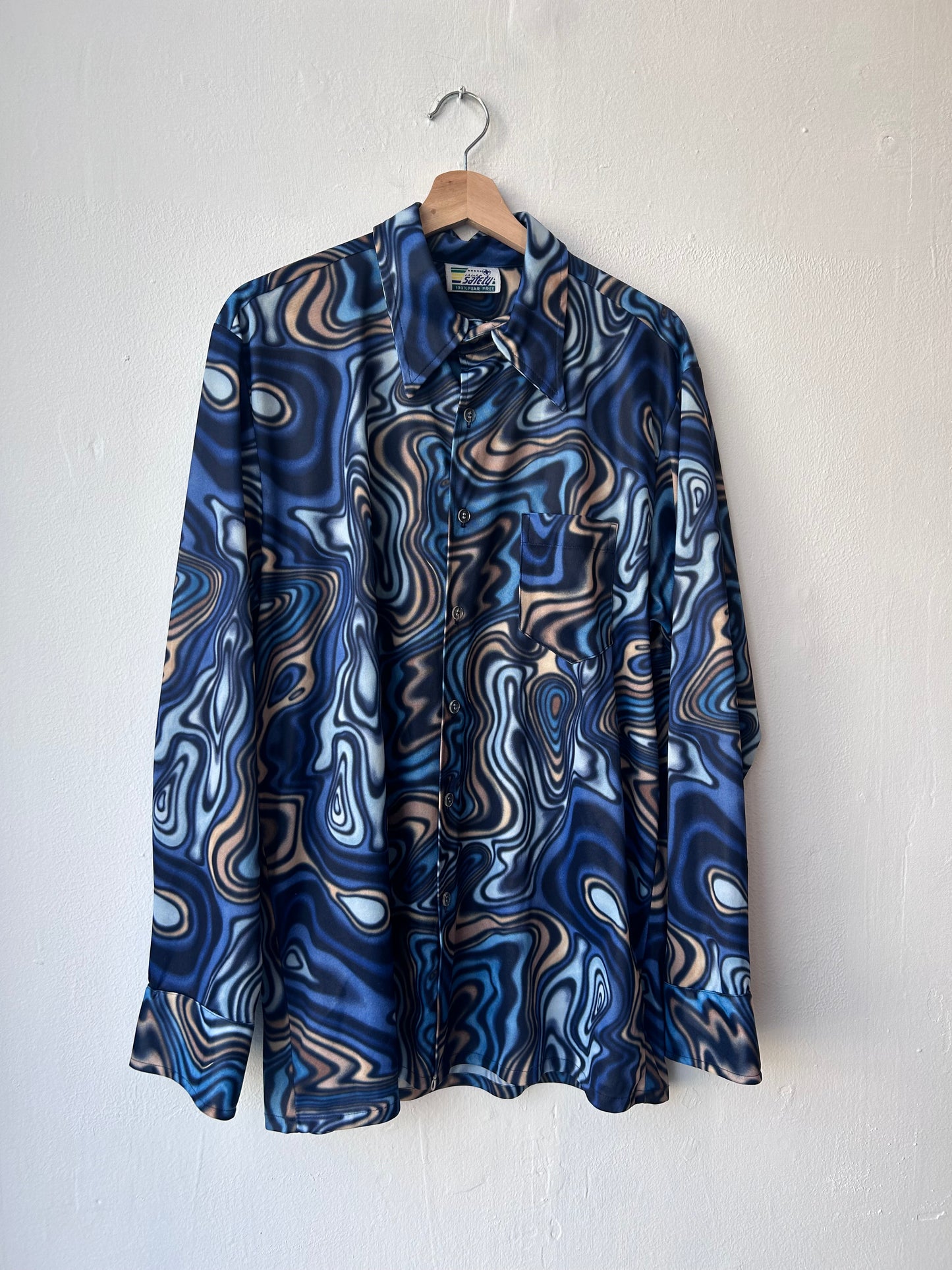 70's Swirl Button Down