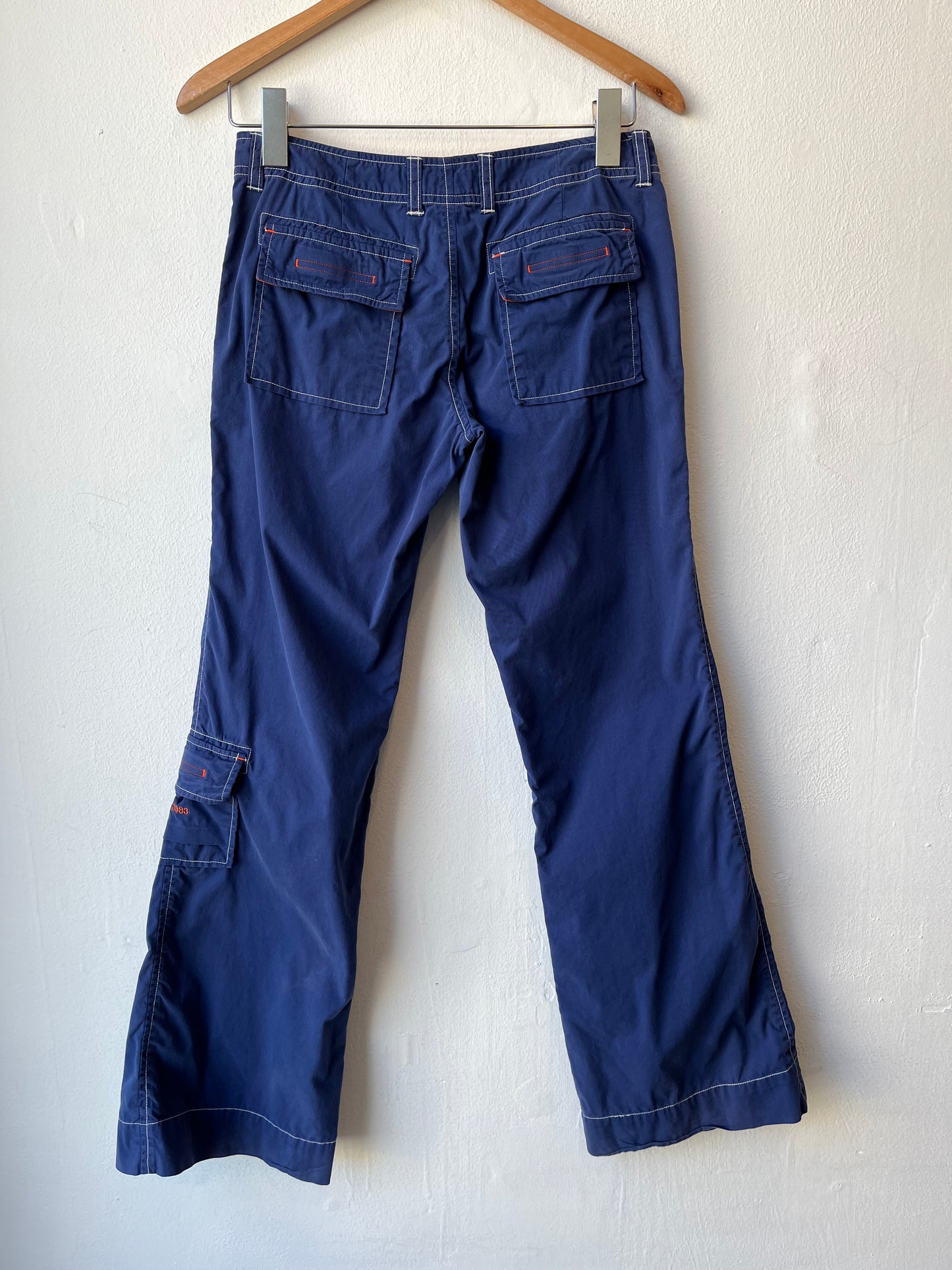 Y2K Low Rise Cargo Pants 28”