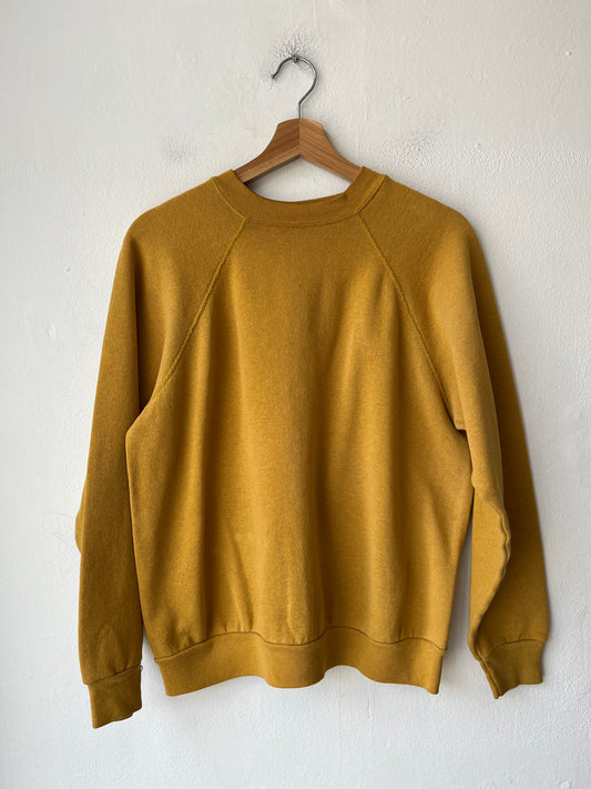 70's Mustard Raglan Sweatshirt