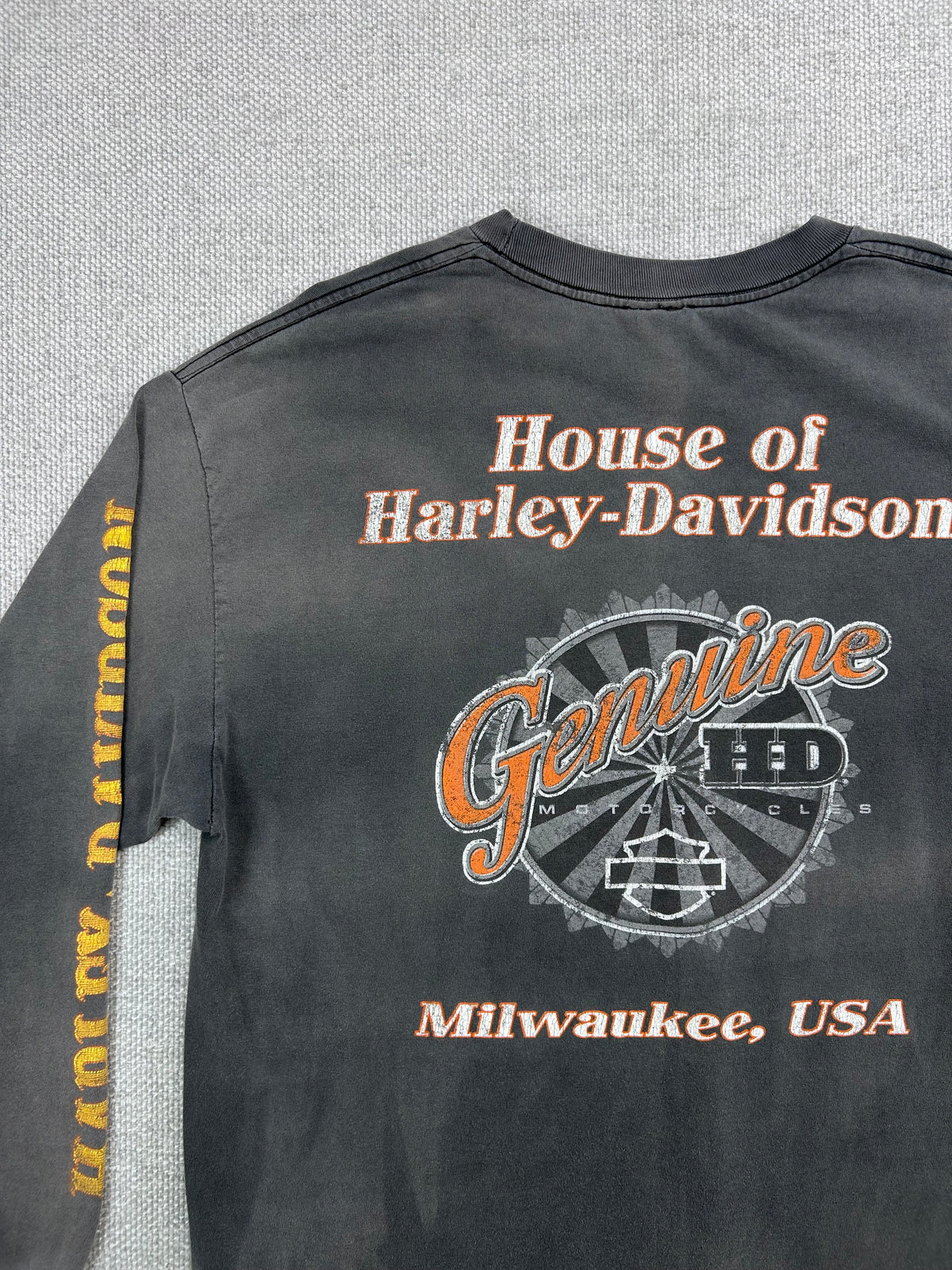 Y2K Faded Harley Davidson Long Sleeve