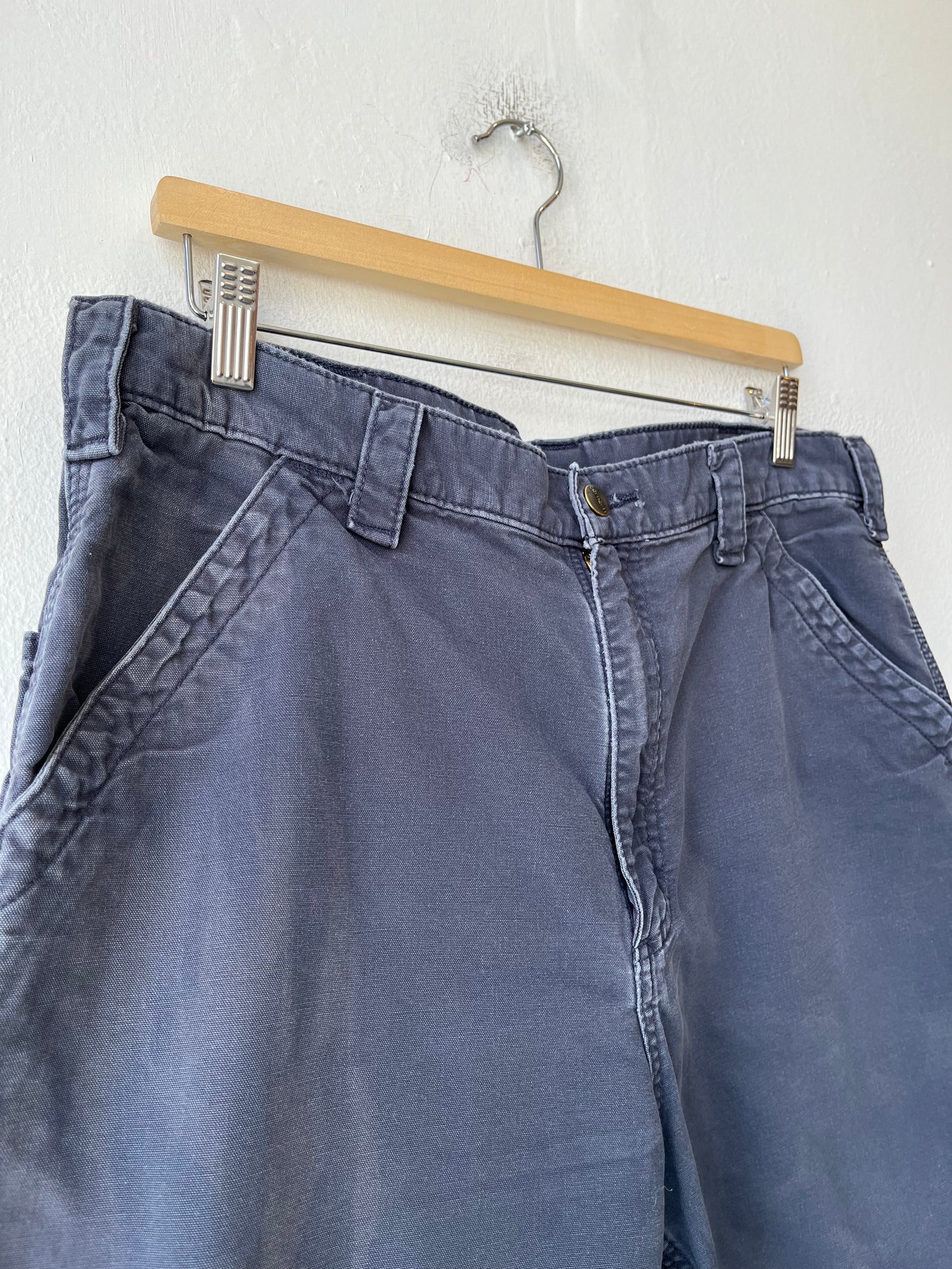 Y2K Navy Carhartt Shorts 35"