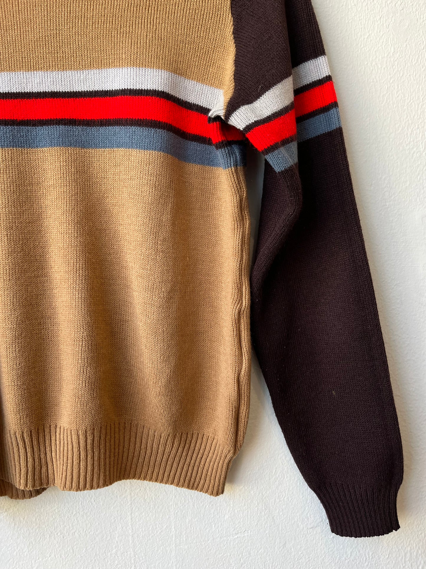 70's Striped Sweater