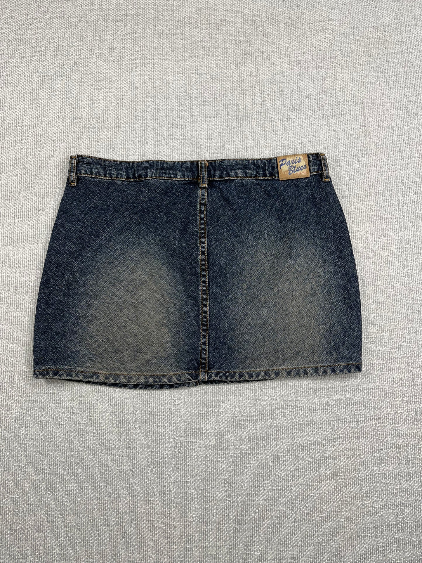 Y2K Denim Mini Skirt 31"
