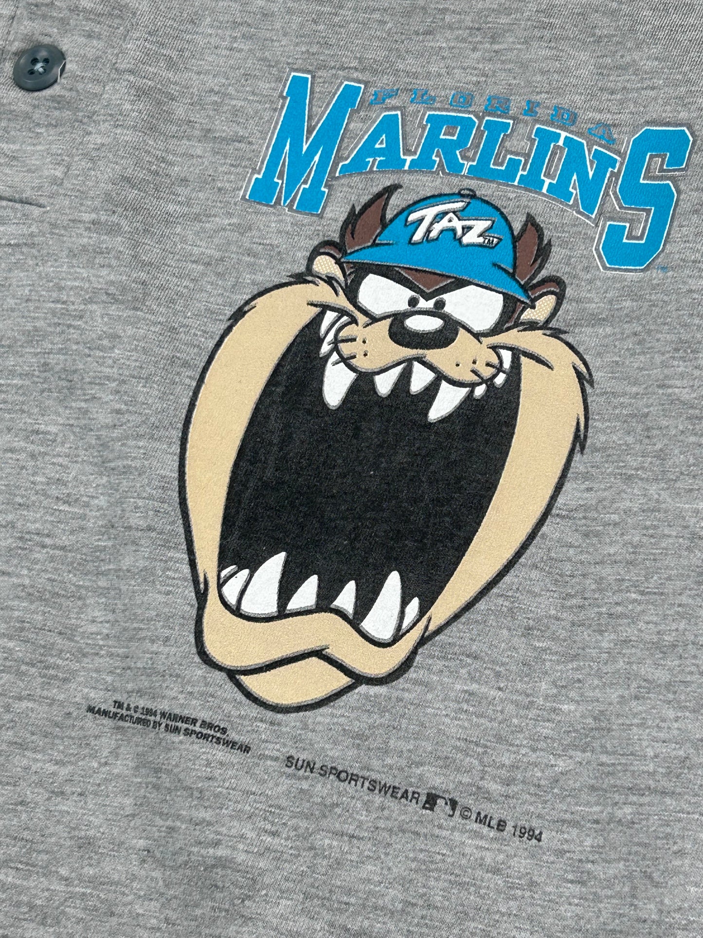 1994 Florida Marlins Taz Baseball Shirt