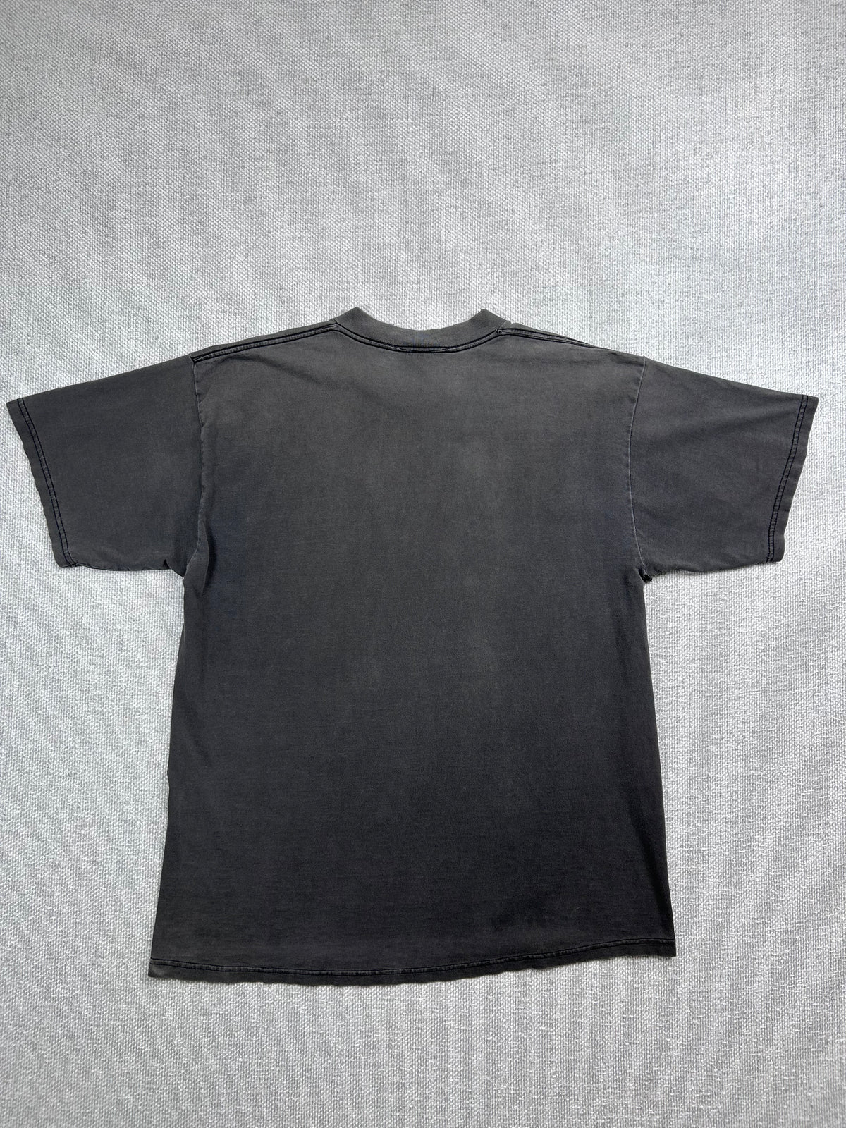 90's Distressed Black Tee