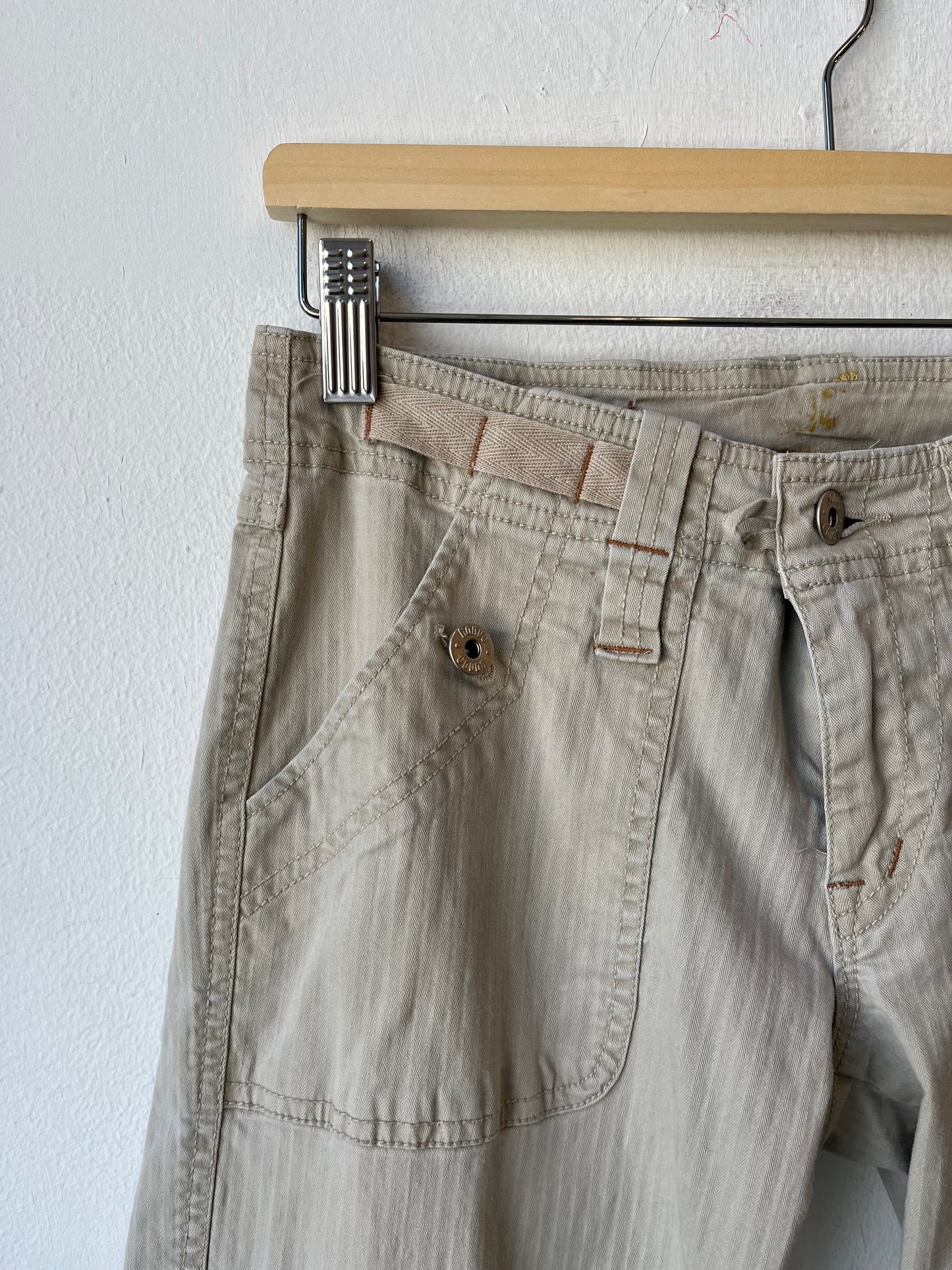 Y2K Low Rise Cargo Pants 27"