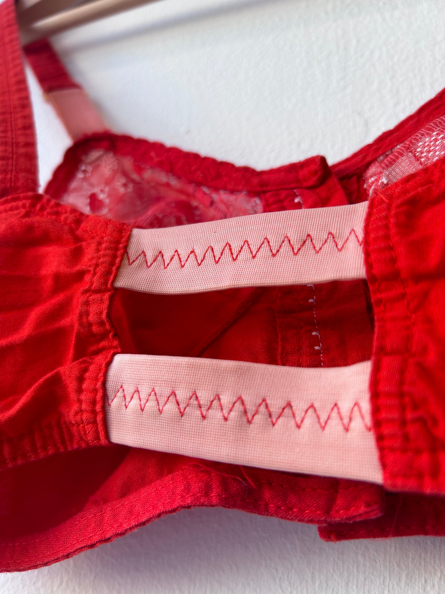 50's Red Bralette