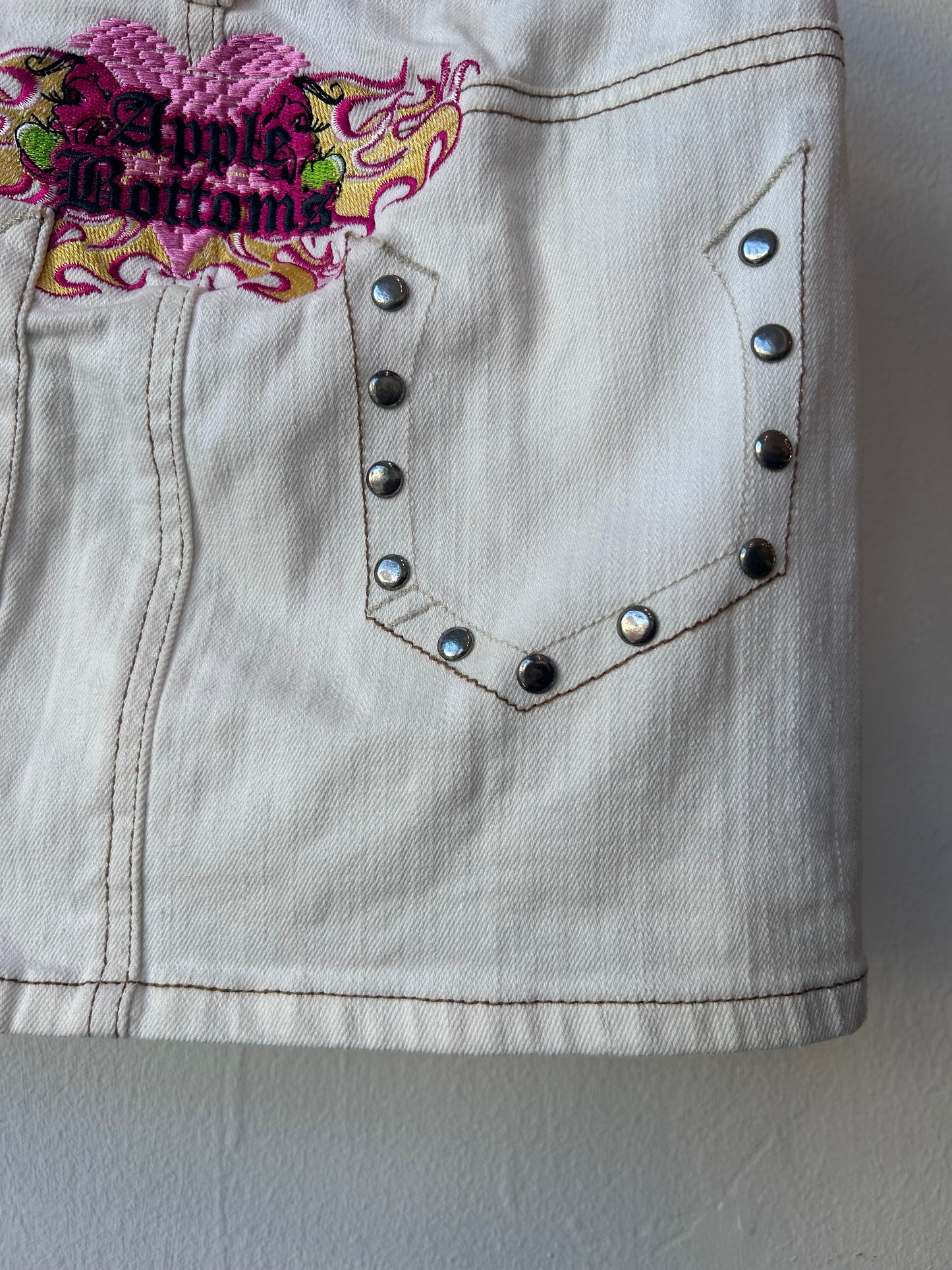 Y2K Apple Bottom Mini Skirt 28”