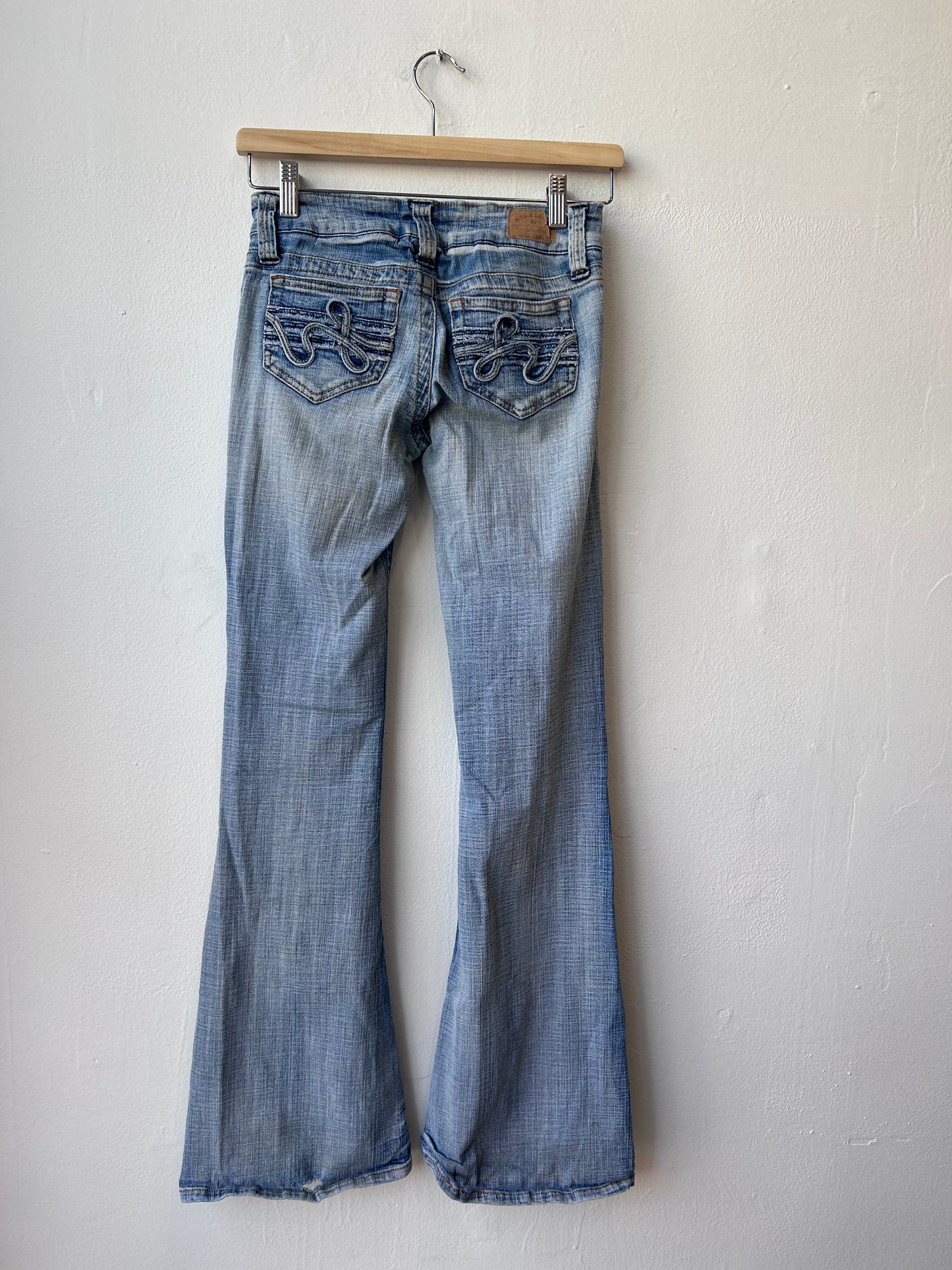 Y2K Low Rise Hydraulic Jeans 26"