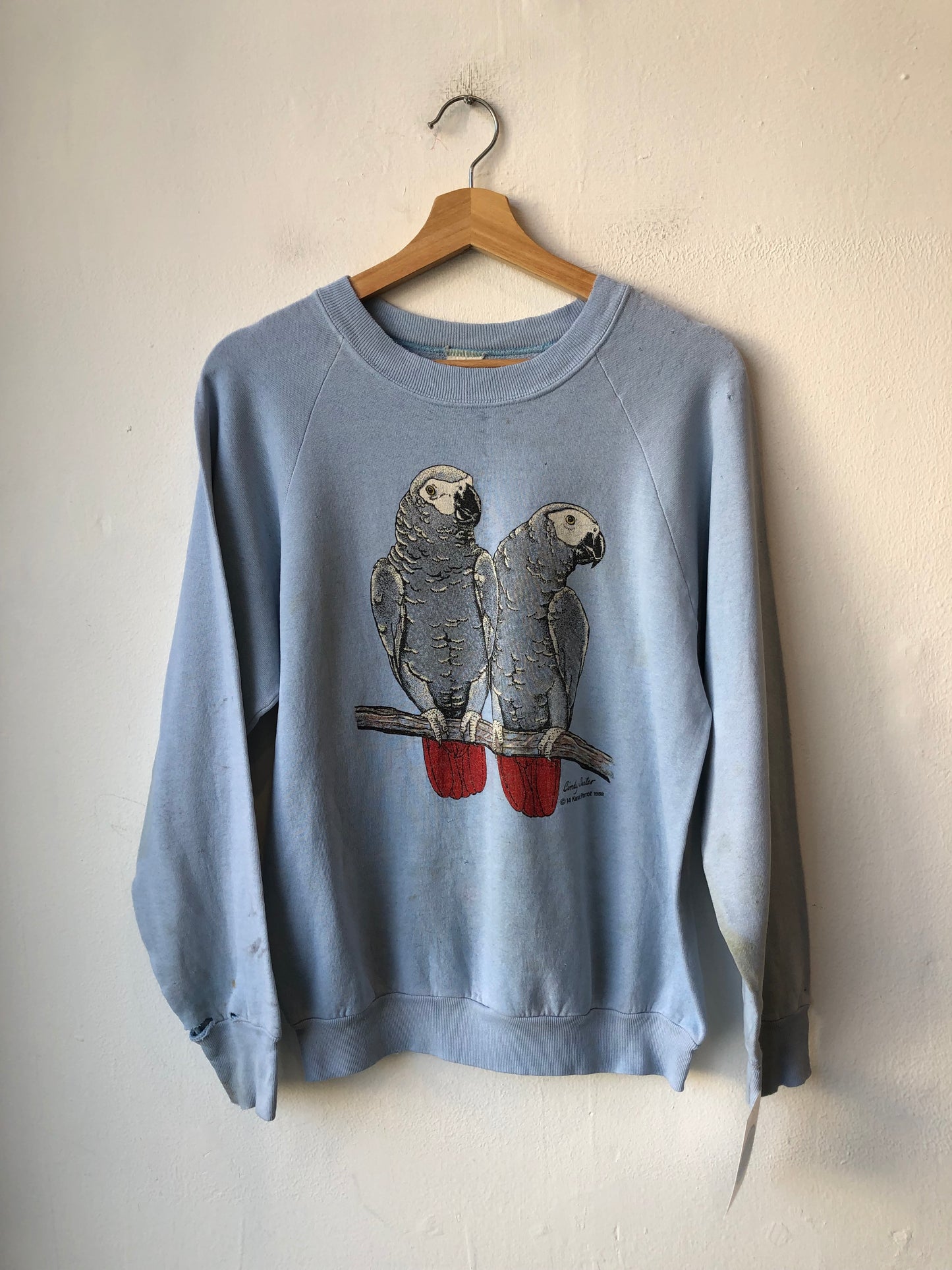 80's Twin Parrots Sweatshirt