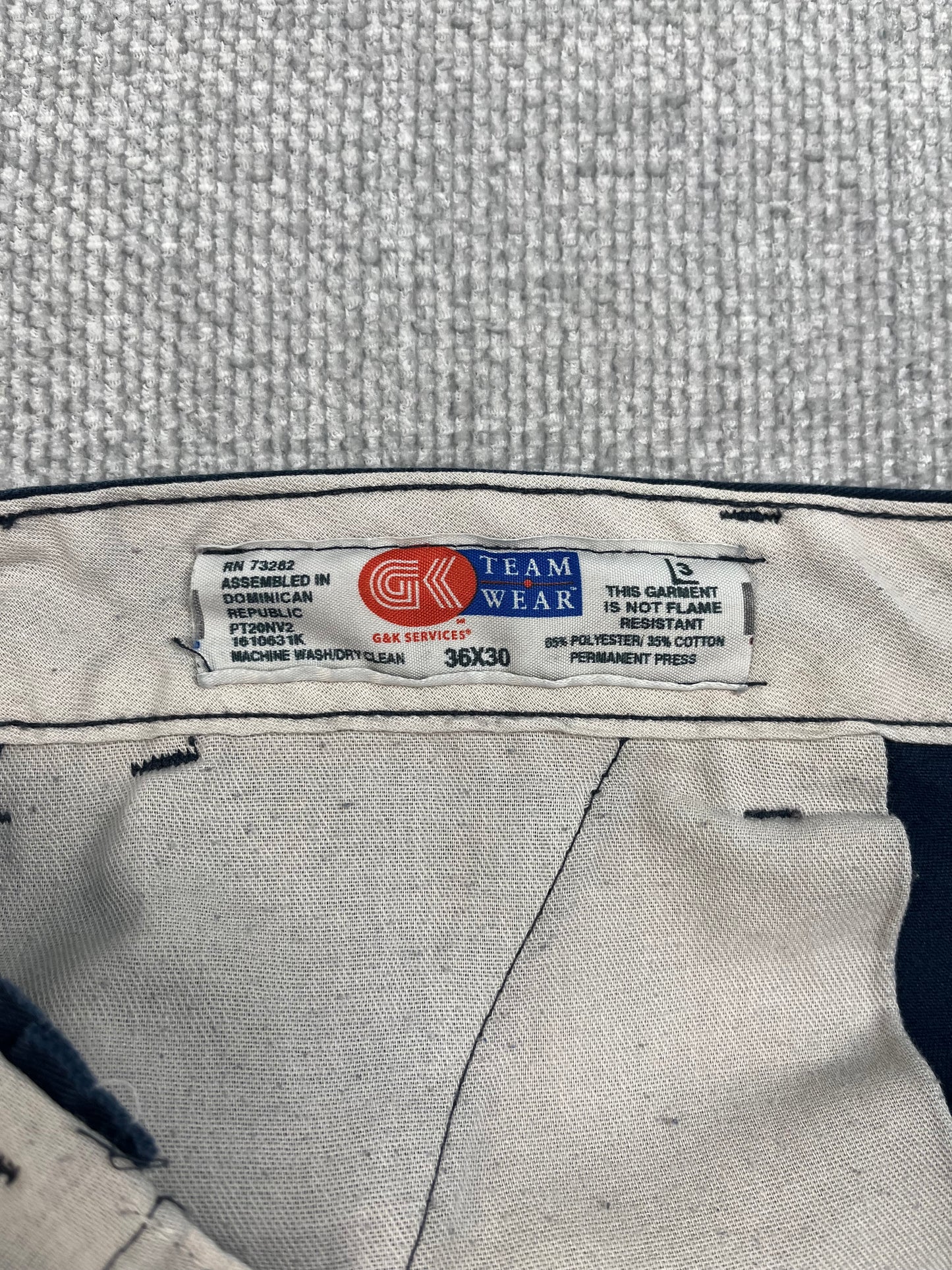 Y2K Navy Work Pants 34”