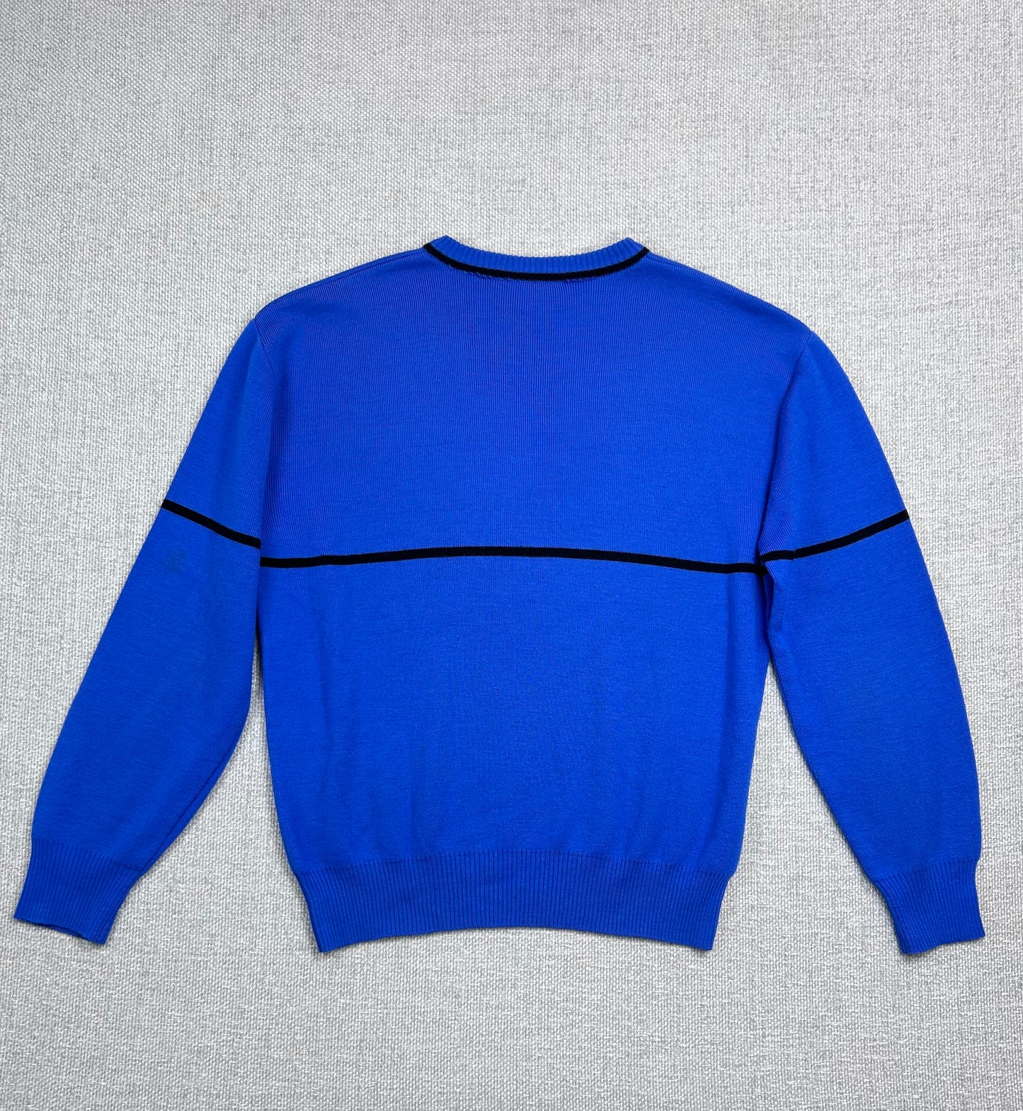 Y2K Blue Striped Sweater