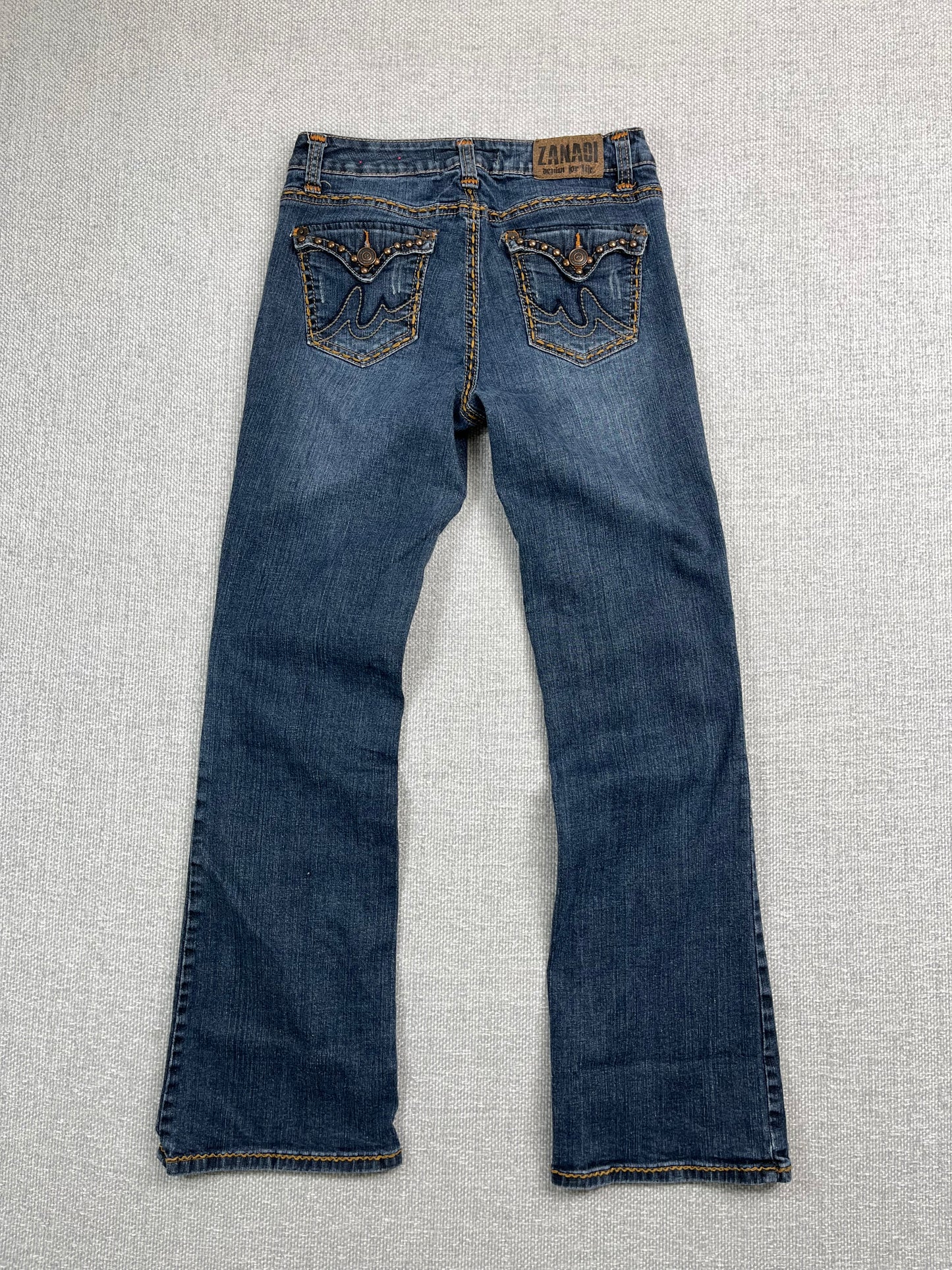 Y2K Studded Flare Jeans 29"