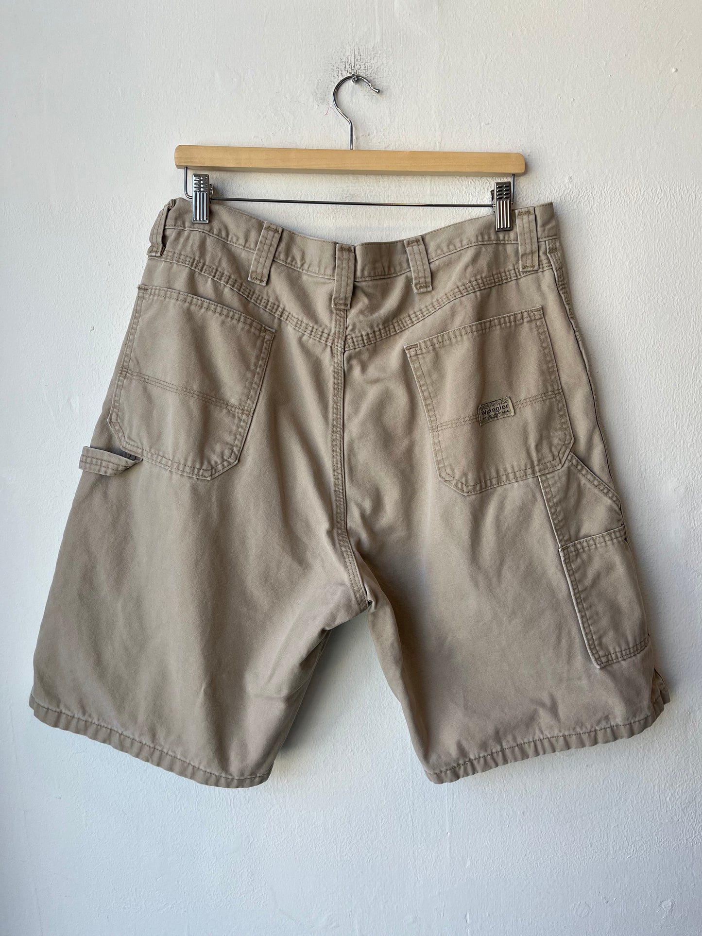 Y2K Wrangler Tan Shorts 36"