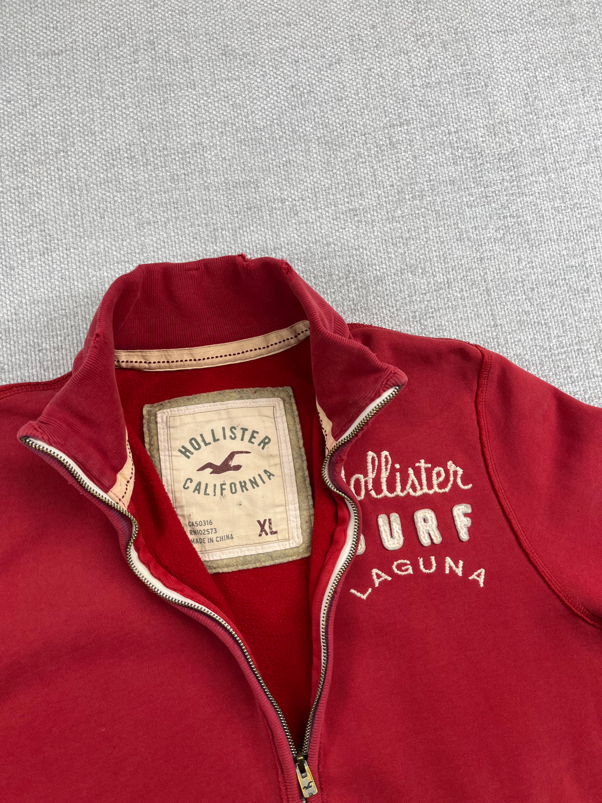 Y2K Hollister Zip Up Sweatshirt
