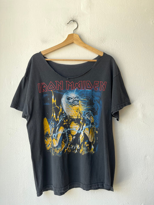 Y2K Iron Maiden Cutoff T-Shirt