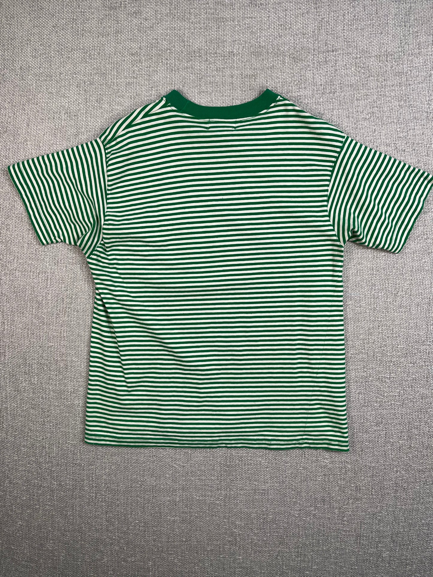 90's Green Striped Shirt