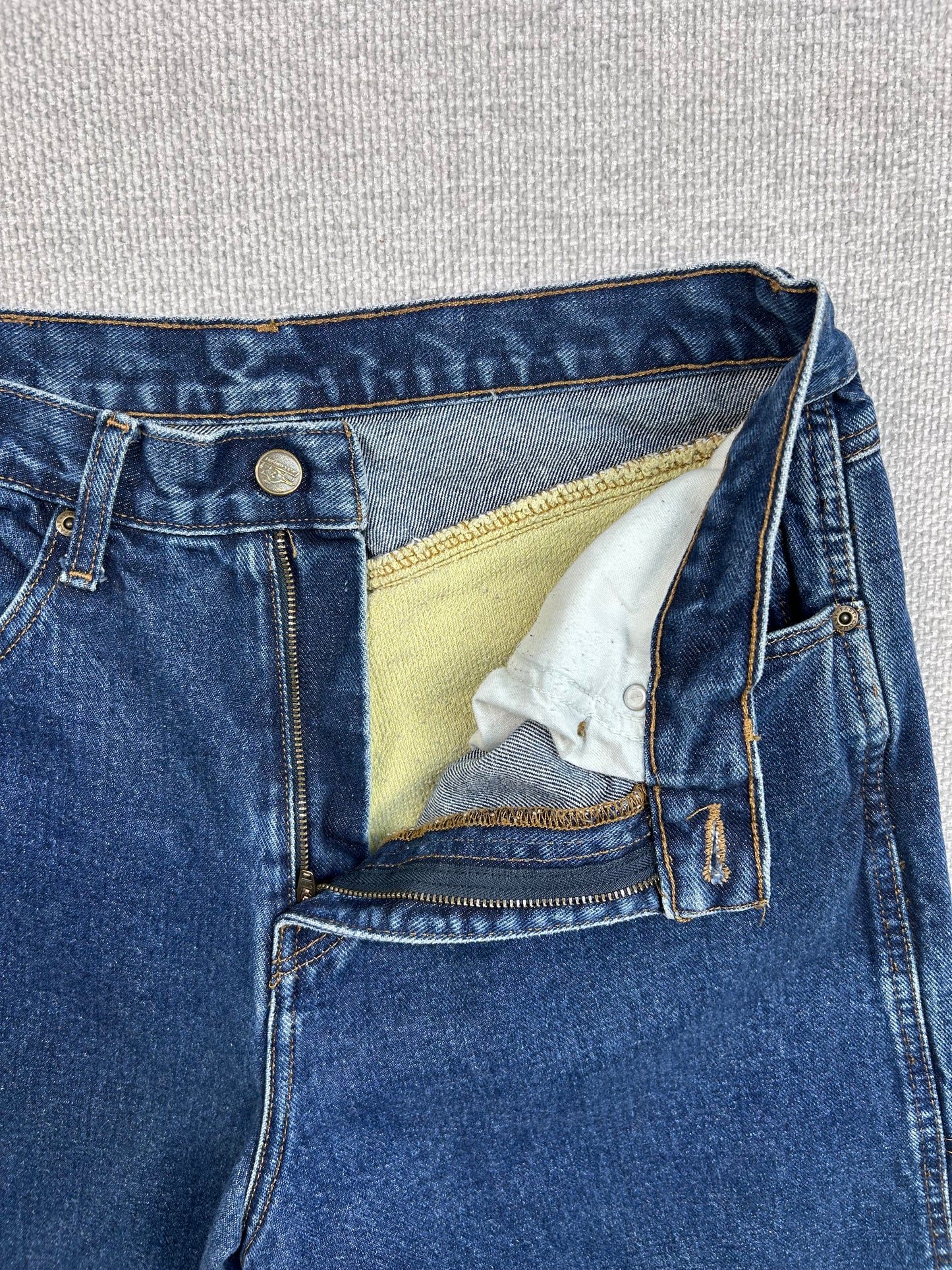 Y2K Denim Motorcycle Jeans 32”