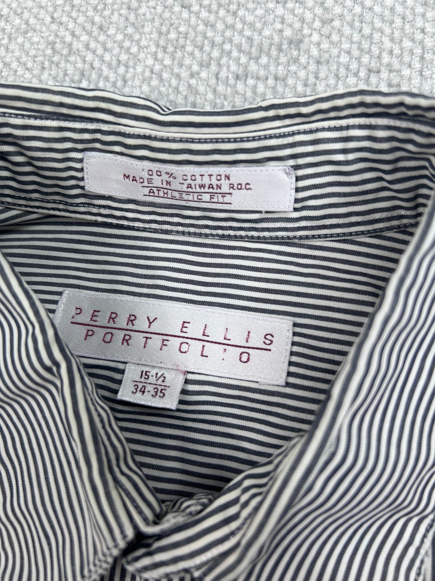 Y2K Striped Button Down