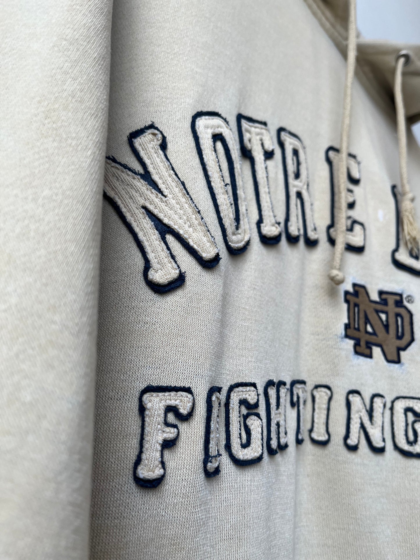 Y2K Distressed Notre Dame Hoodie