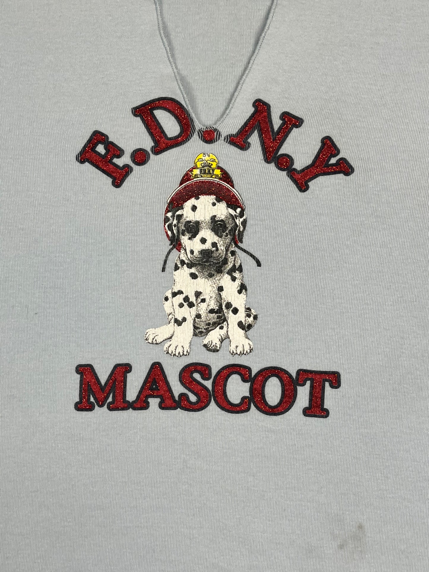 Y2K FDNY Dalmatian Baby Tee