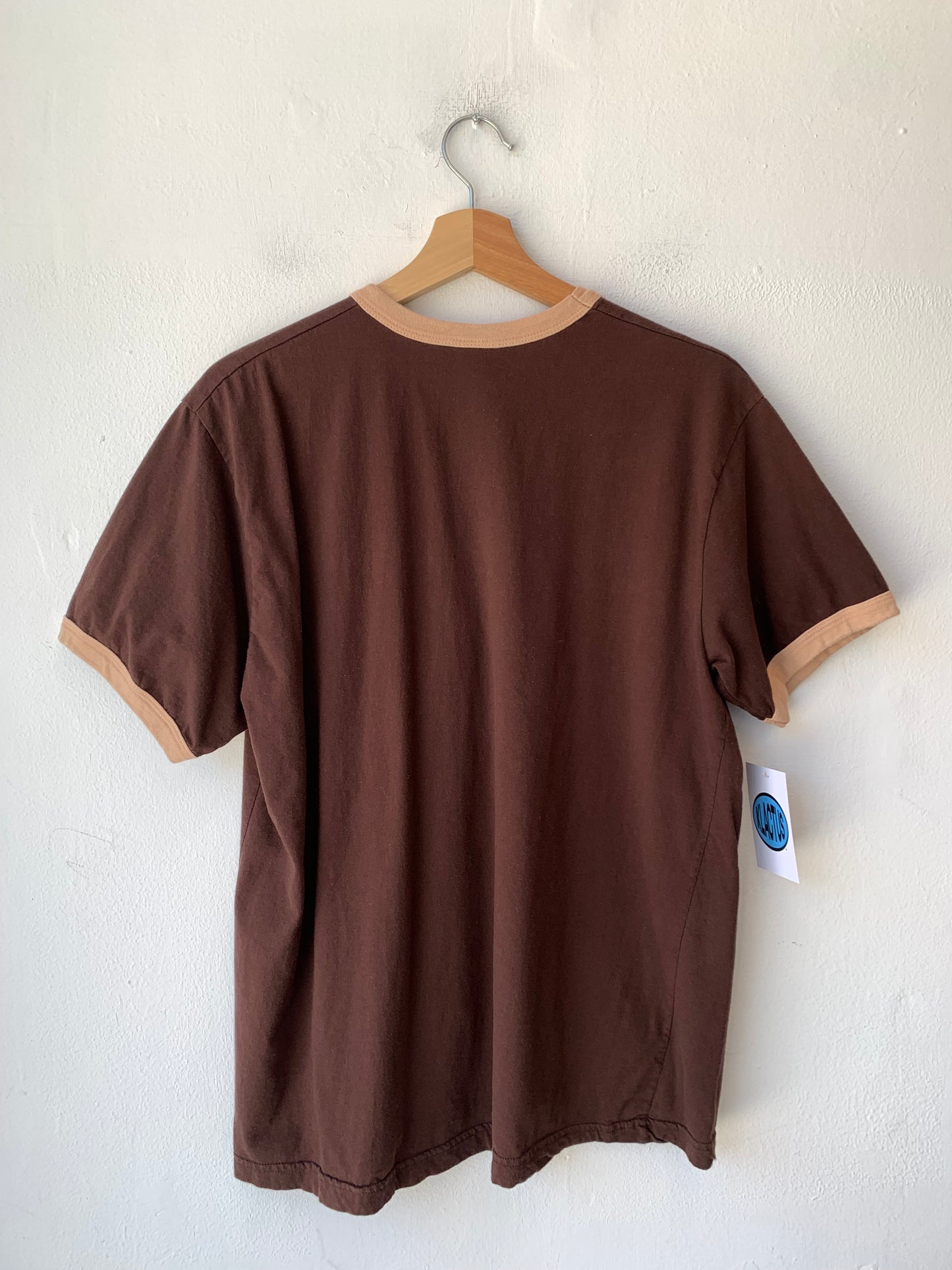 Y2K Brown Ringer T-Shirt