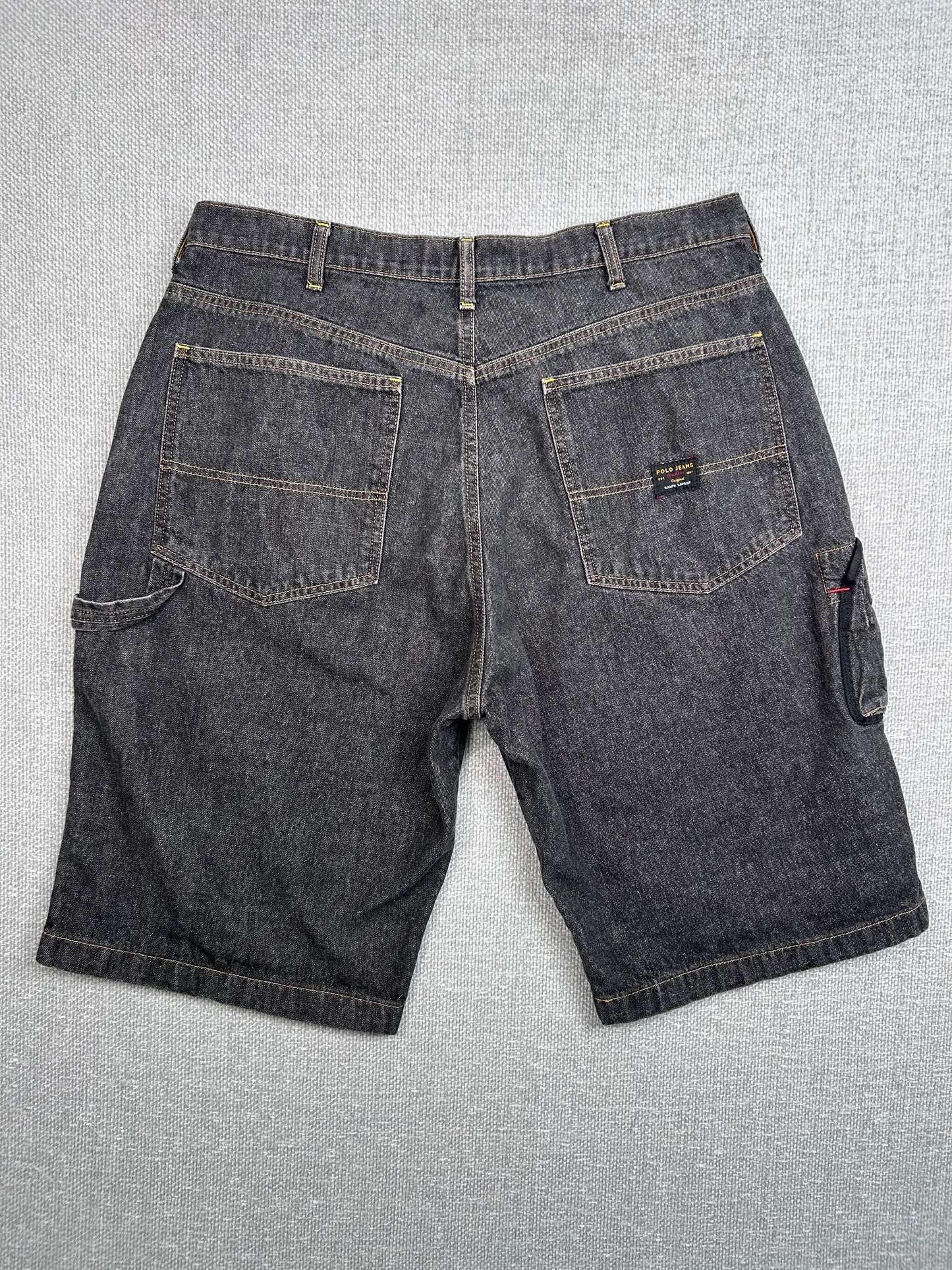 Y2K Baggy Polo Jeans Shorts 36”