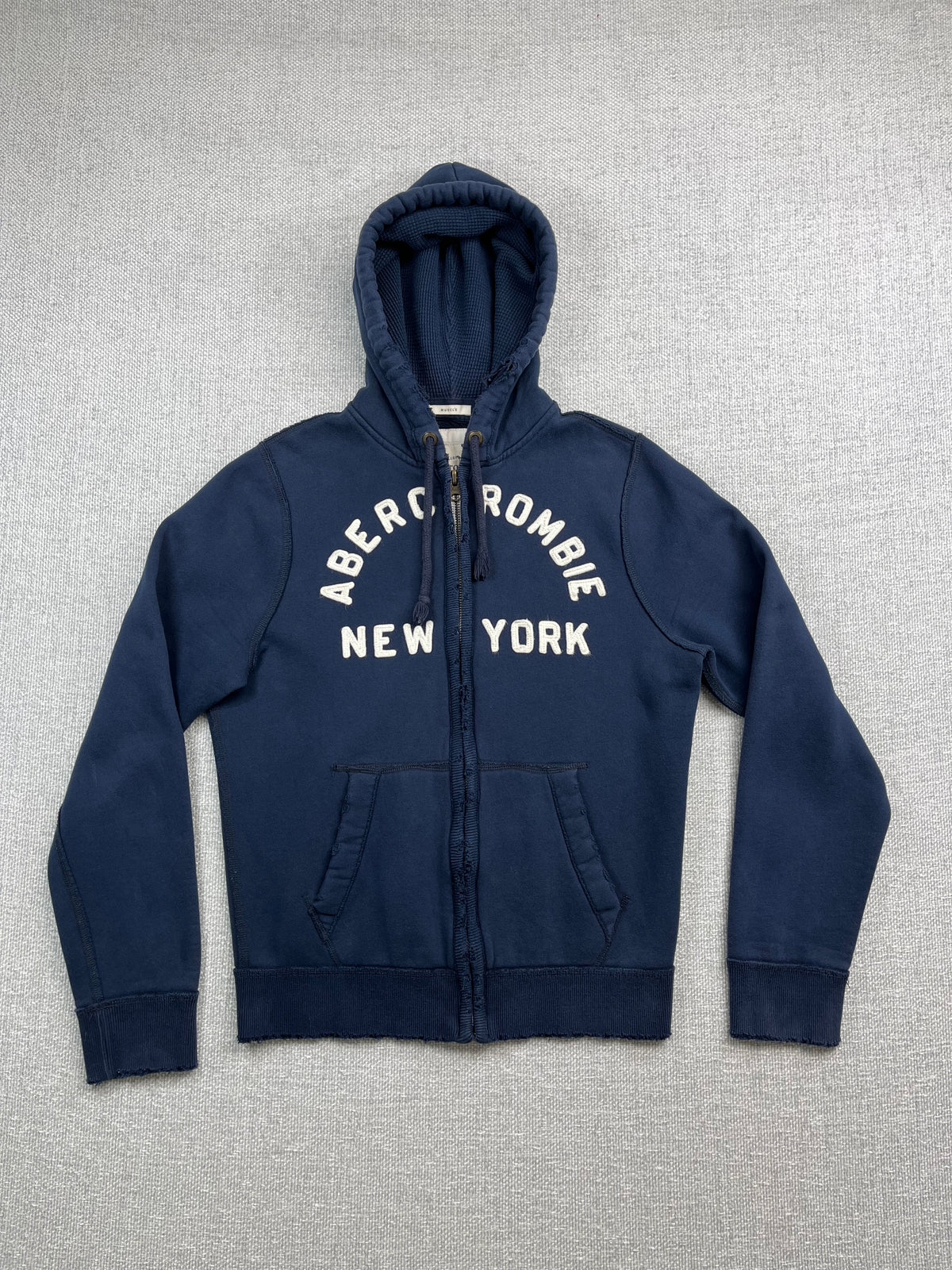 Y2K Navy Abercrombie Zip Up
