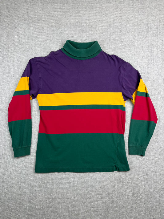 90's Eddie Bauer Striped Turtle Neck