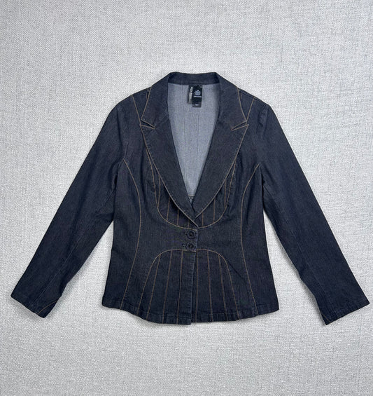 Y2K Denim Blazer