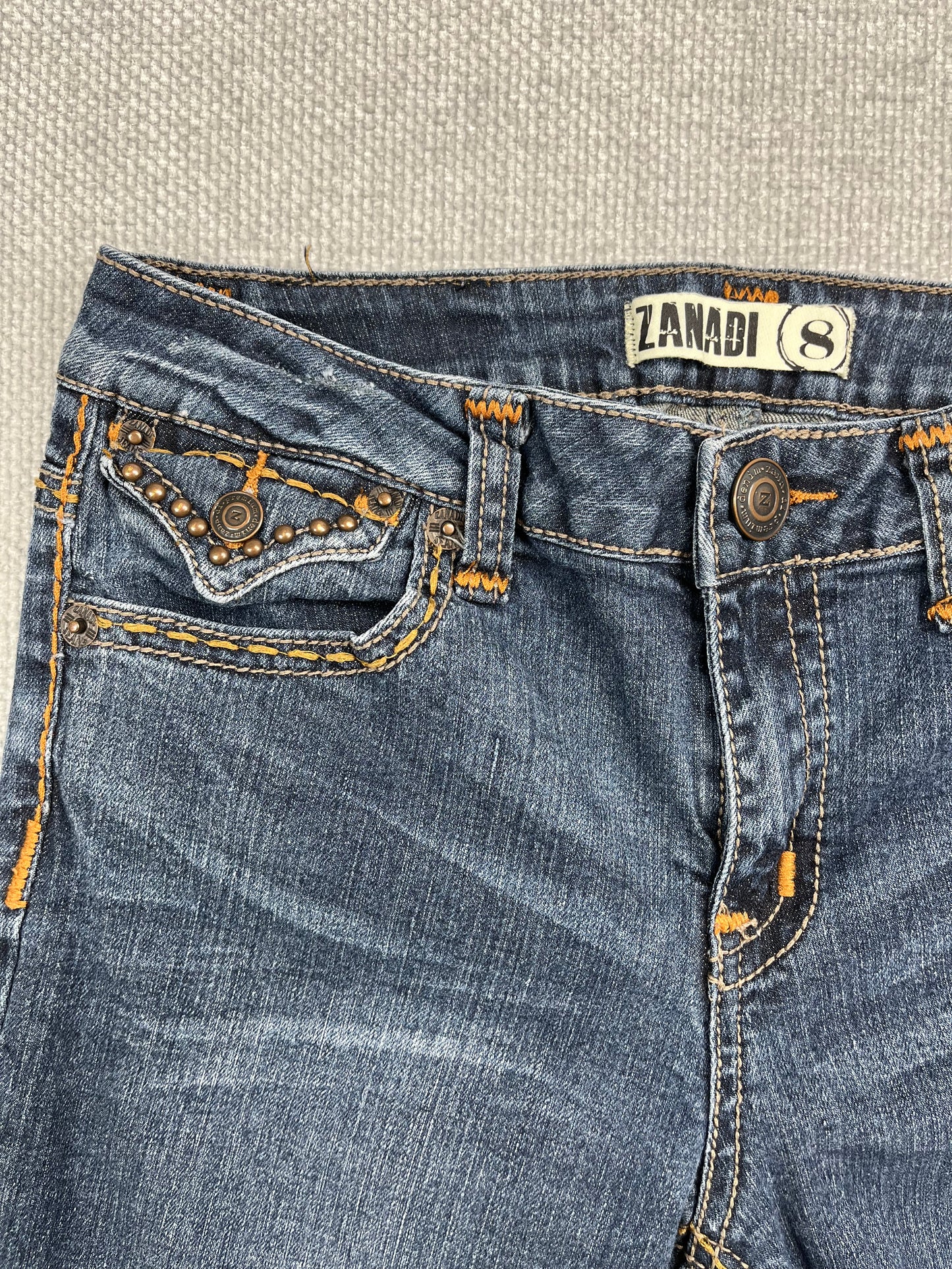 Y2K Studded Flare Jeans 29"