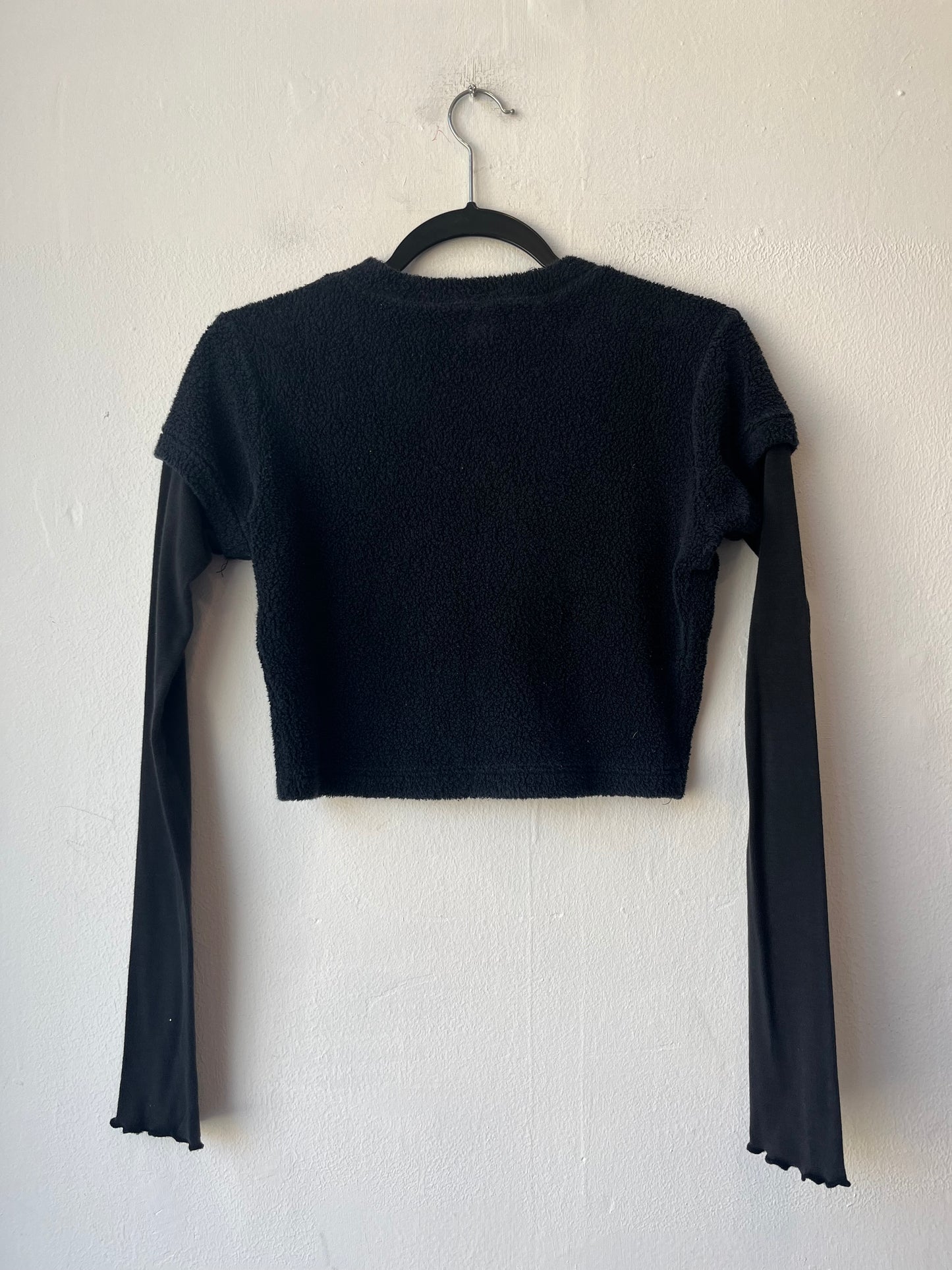 Y2K Layered Fleece Top