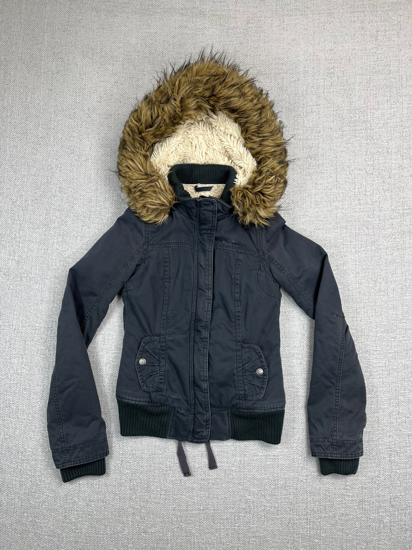 Y2K Lined Hooded Jacket