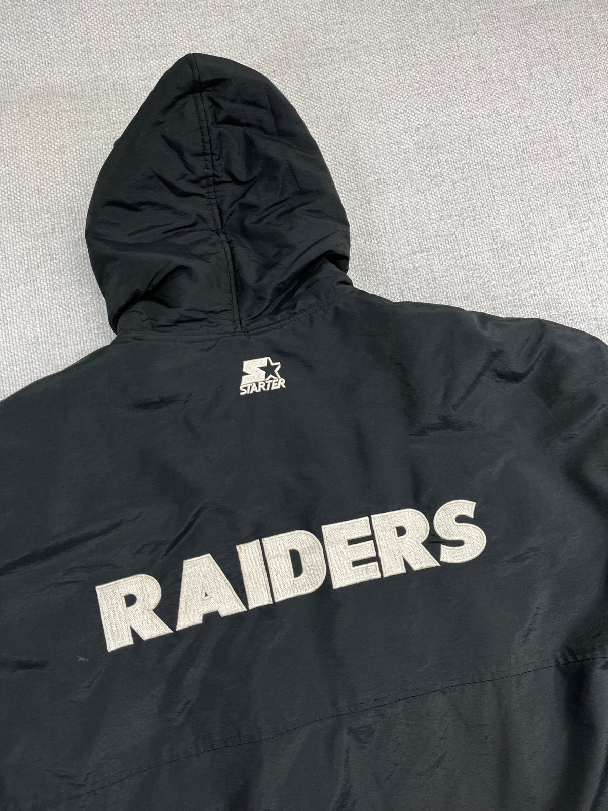 90's Raiders Starter Hooded Jacket