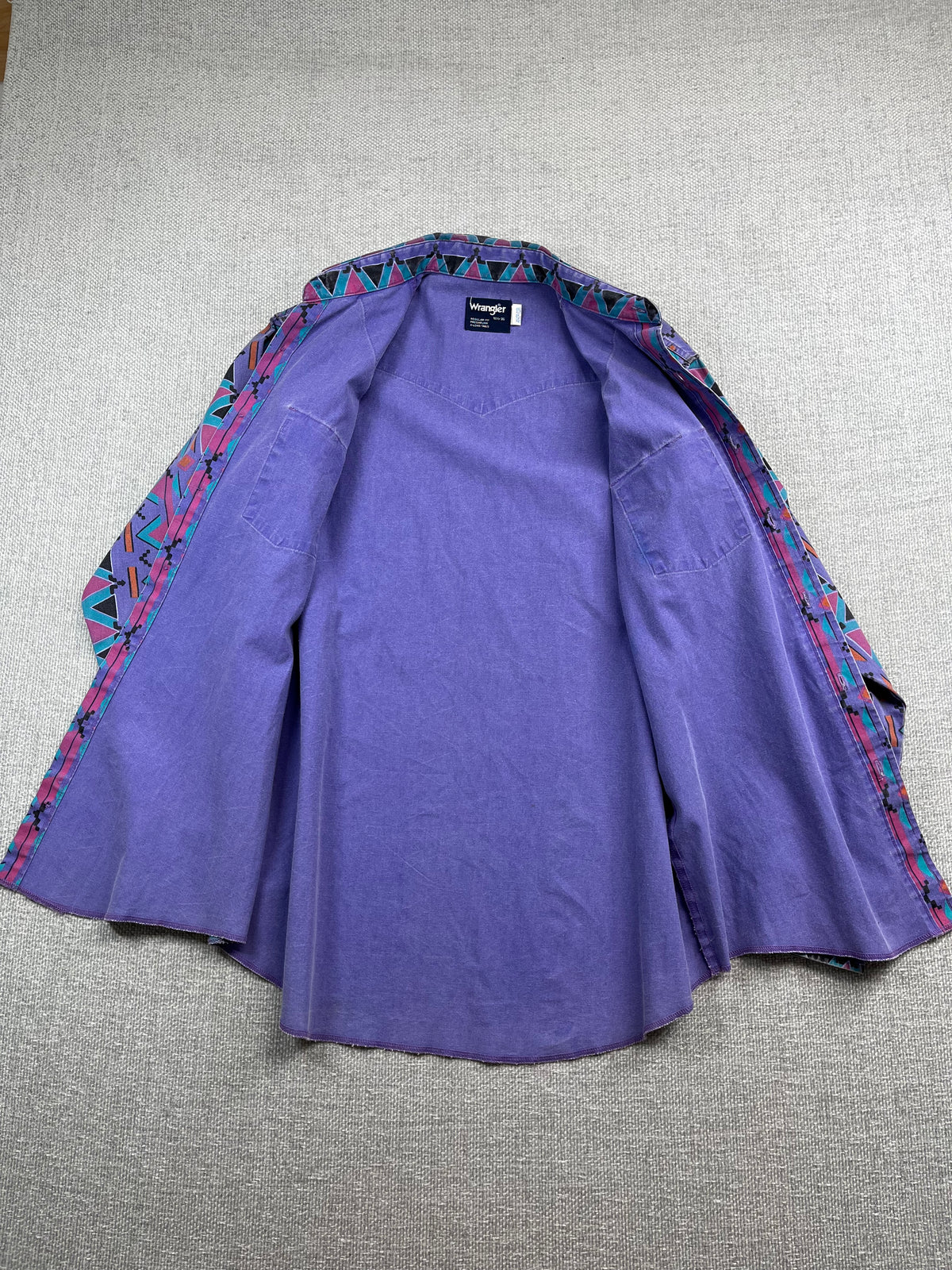 90's Wrangler BrushPopper Geometric Shirt