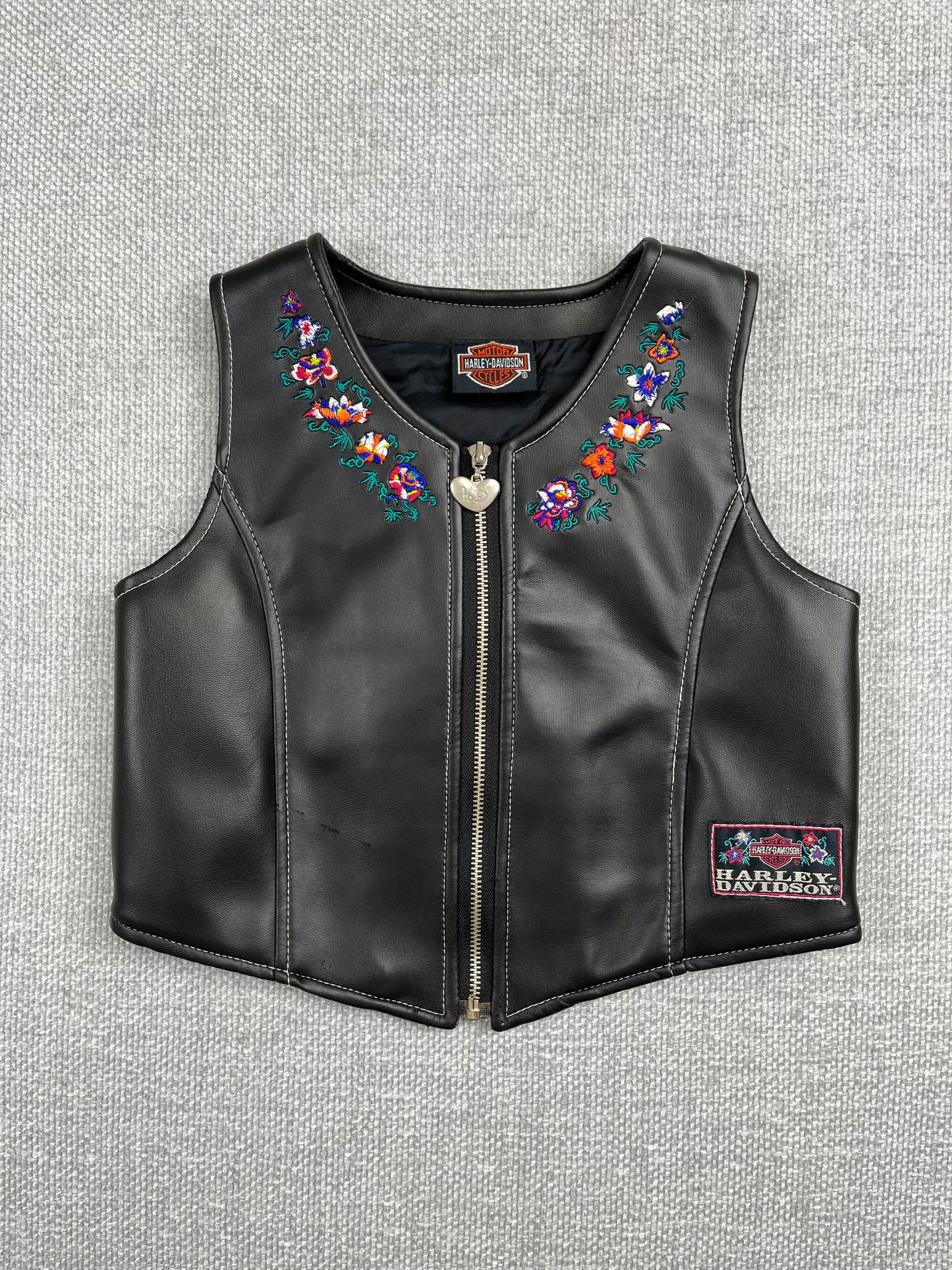 Y2K HD Embroidered Vest