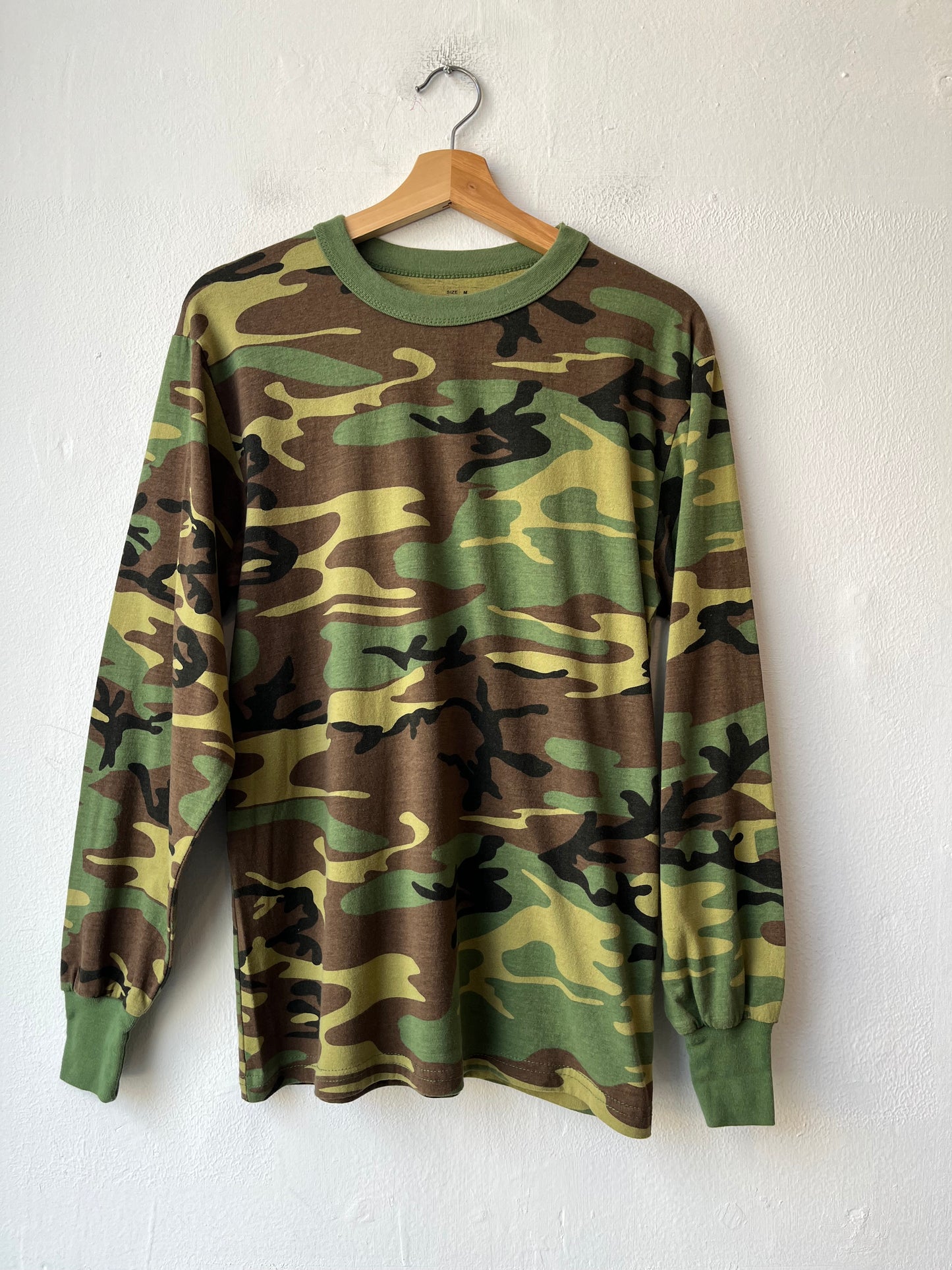 Y2K Camo Long Sleeve Shirt