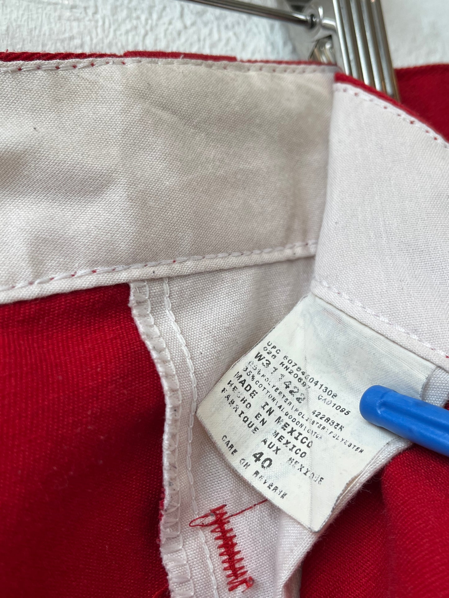 Y2K Red Dickies Shorts 40"