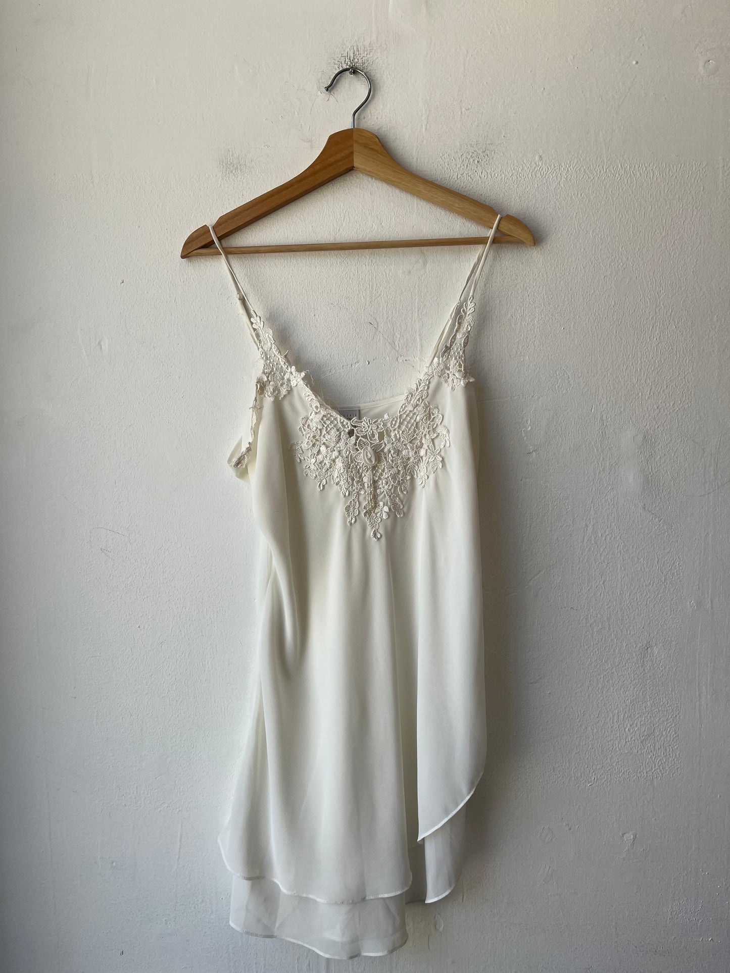 90’s White Lace Dress