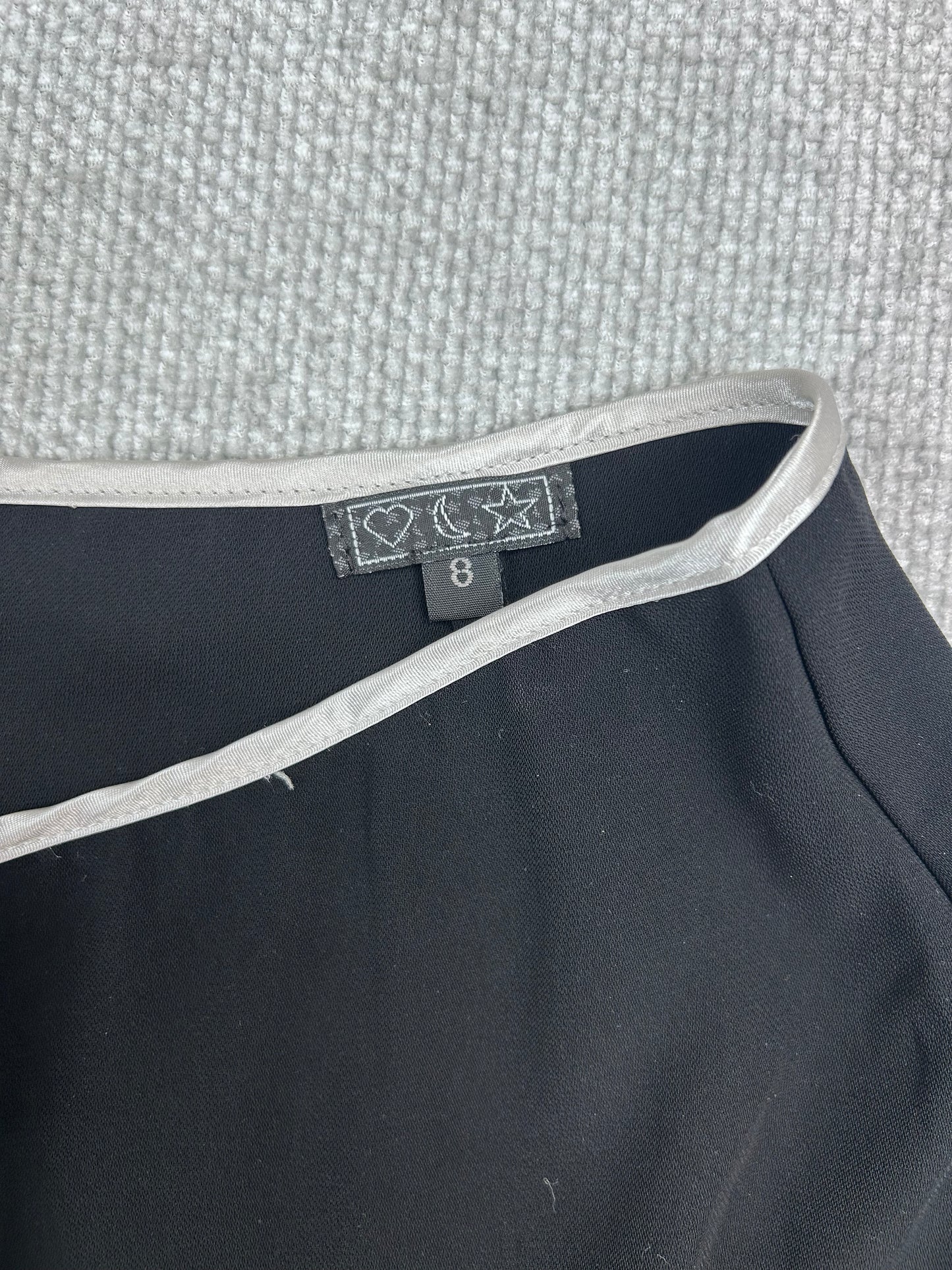 Y2K Scallop Trim Midi Skirt 29"