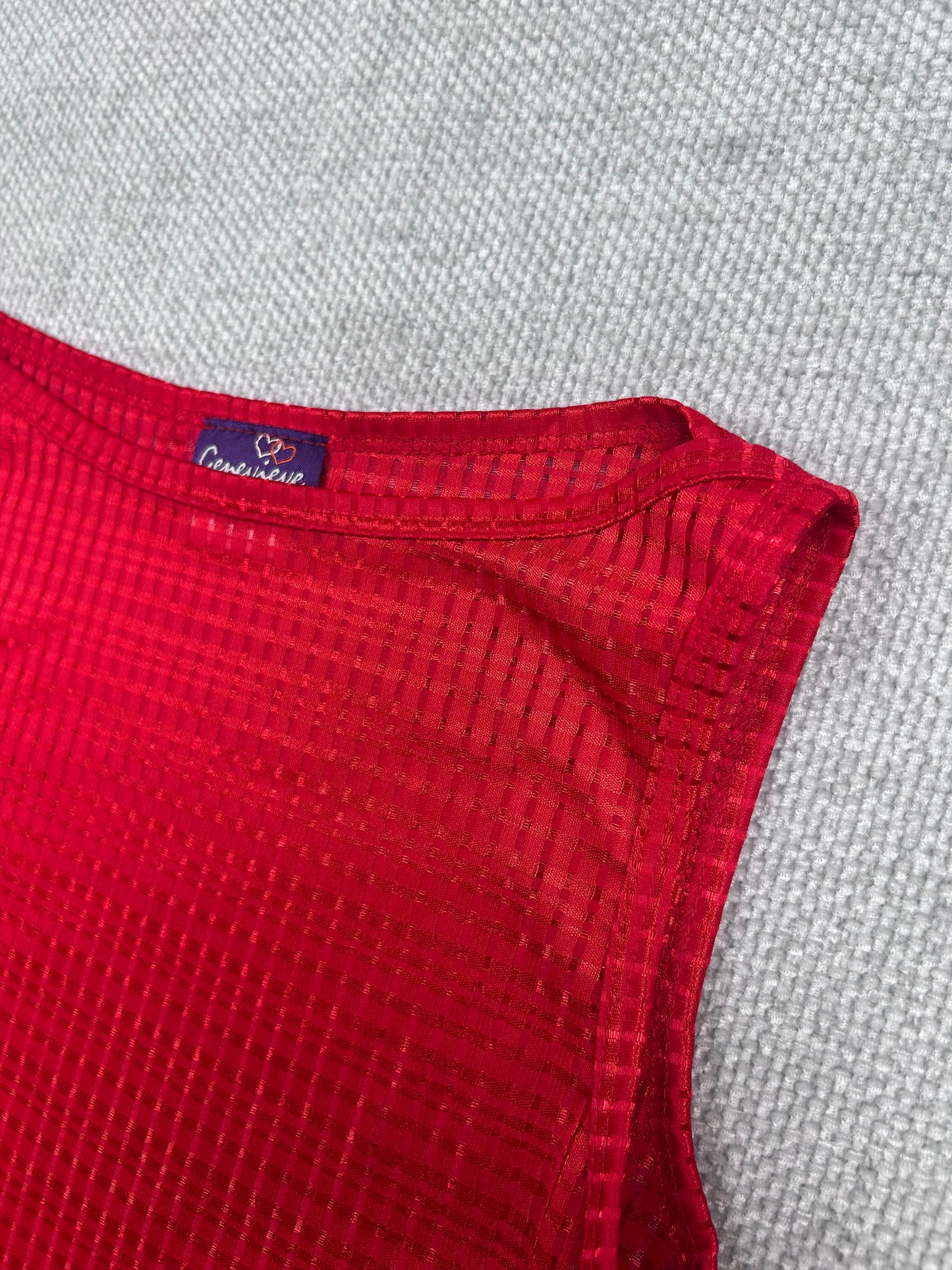 90's Boat Neck Sheer Tank Top