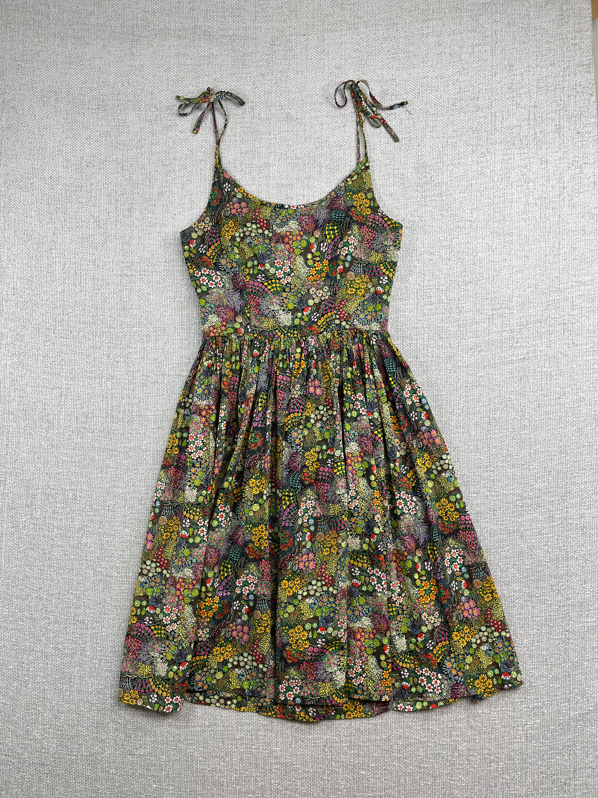 80s Floral Sundress