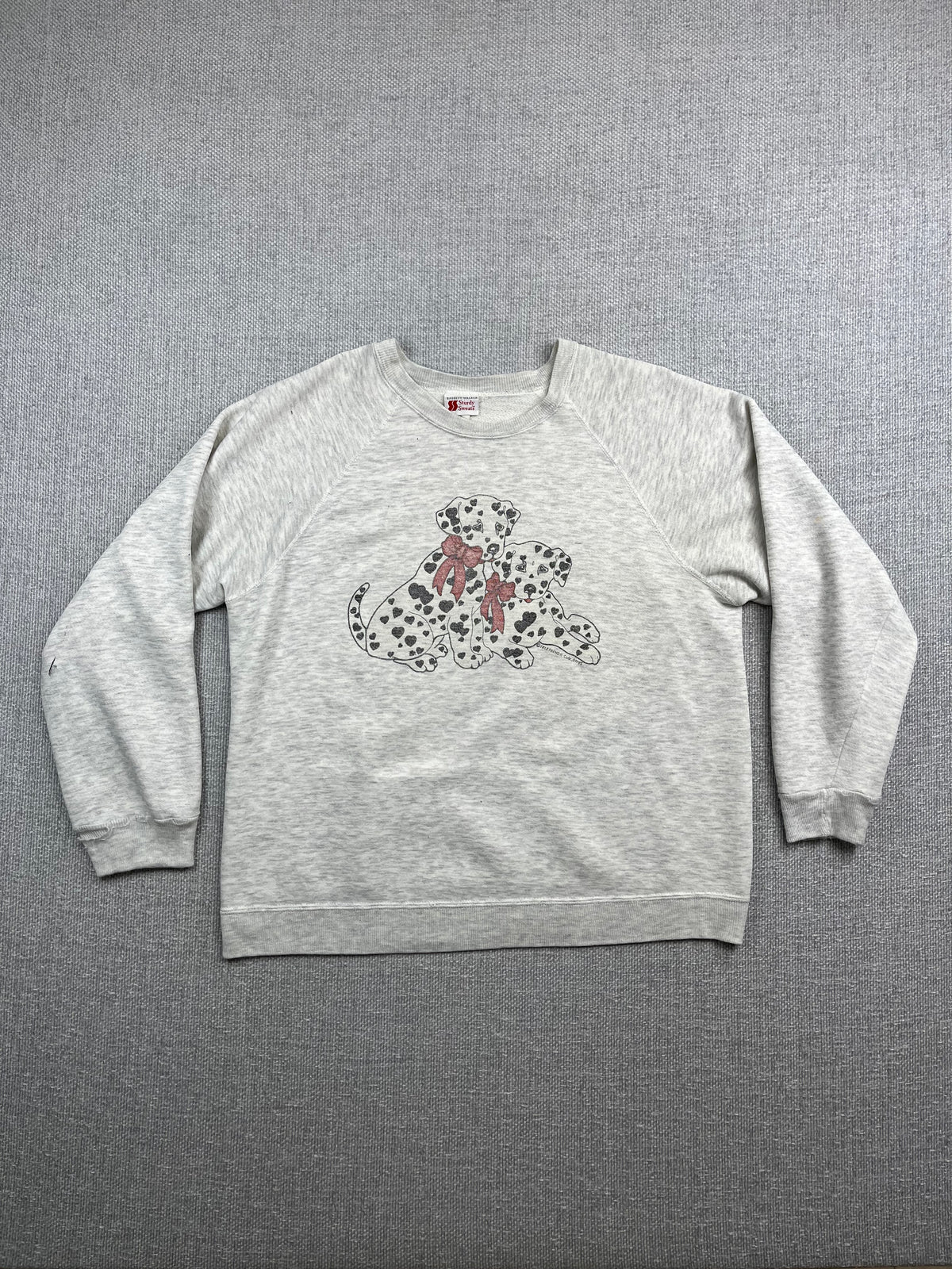 90's Heart Dalmatian Sweatshirt