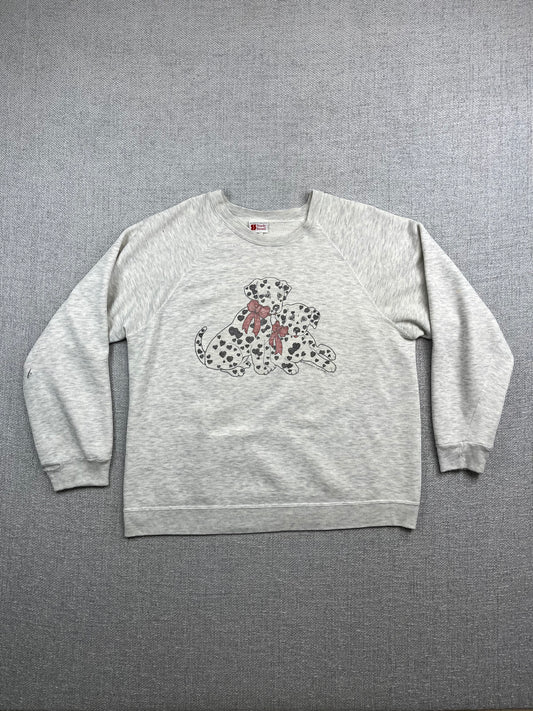 90's Heart Dalmatian Sweatshirt