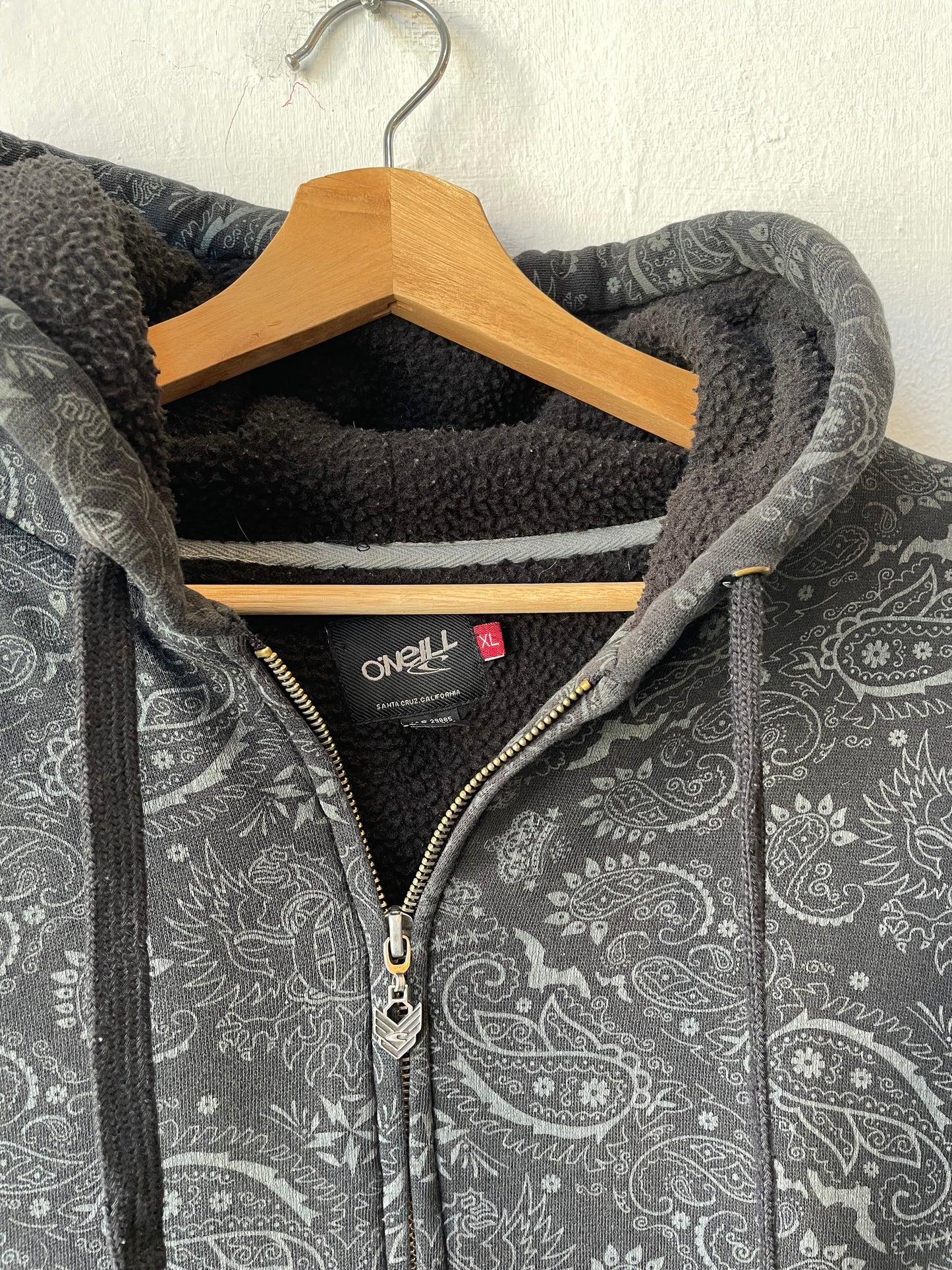 Y2K O'neill Fleece Lined Zip Up