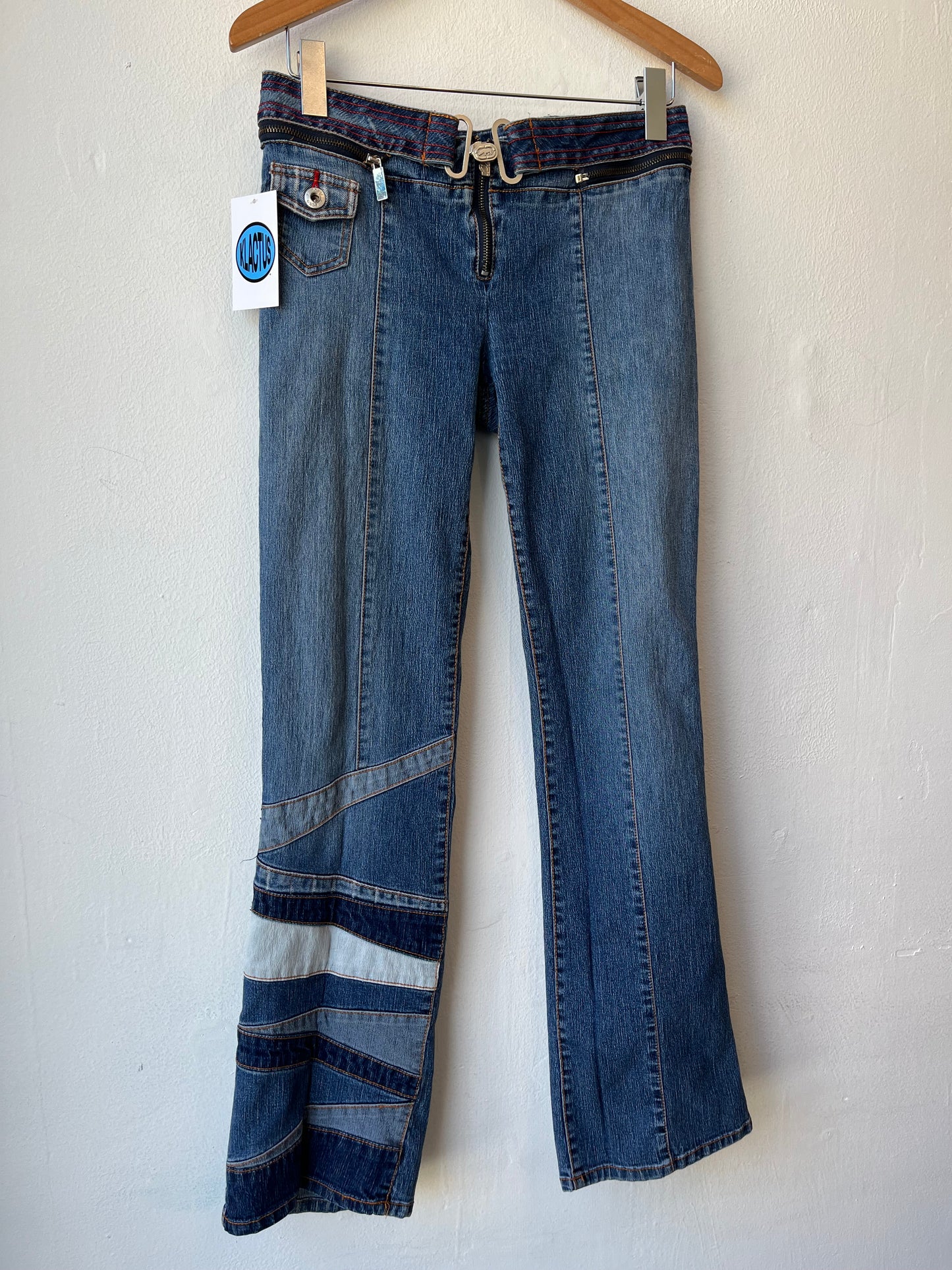 Y2K Ecko Red Patchwork Jeans 30"