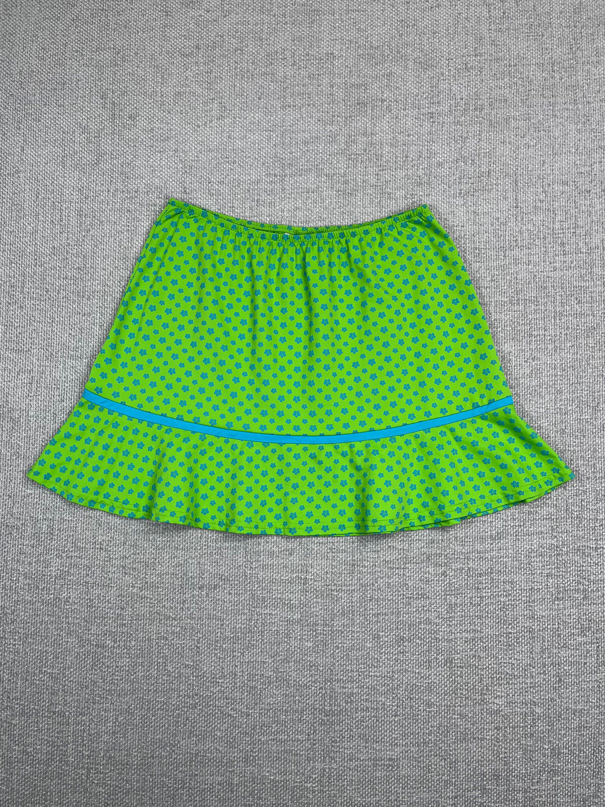 90's Green Mini Skirt 25-32"