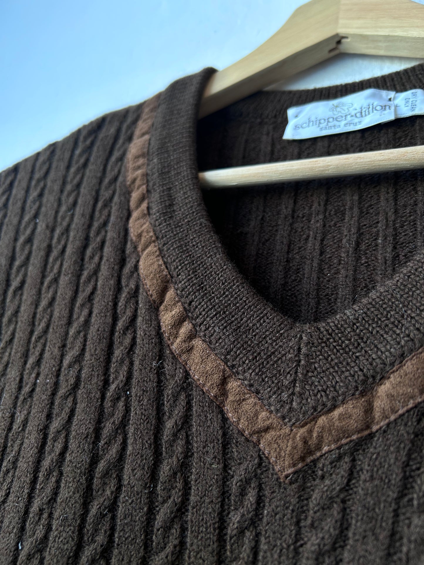 70’s Brown Wool Sweater