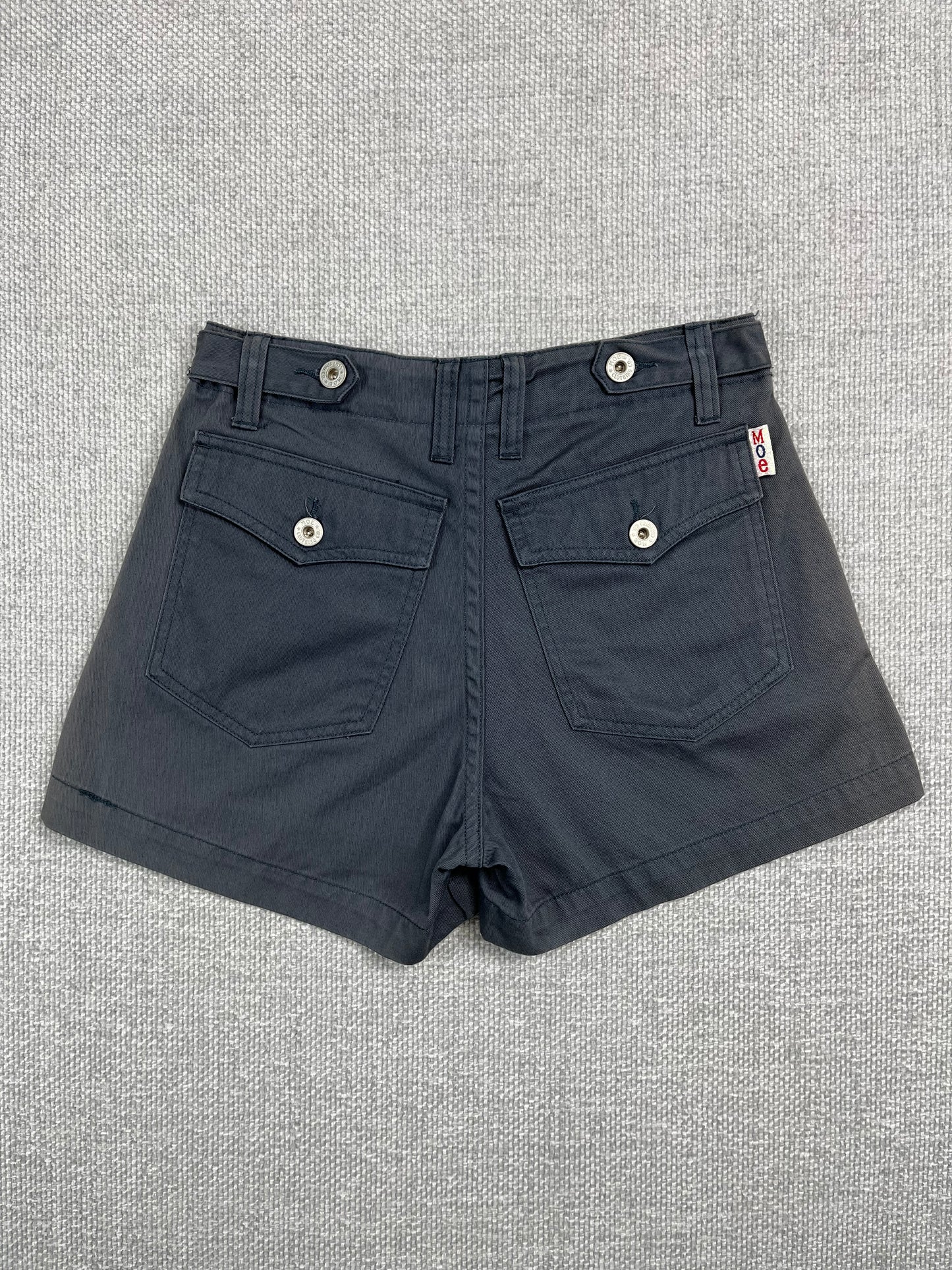 Y2K Gray Mini Shorts 25"