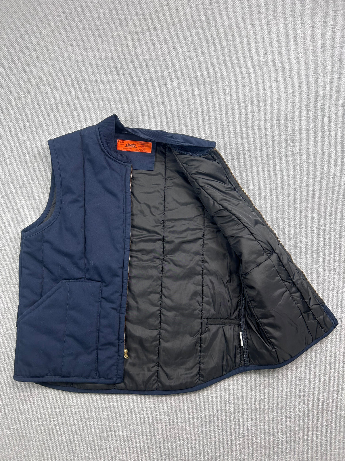 90's Navy Work Vest